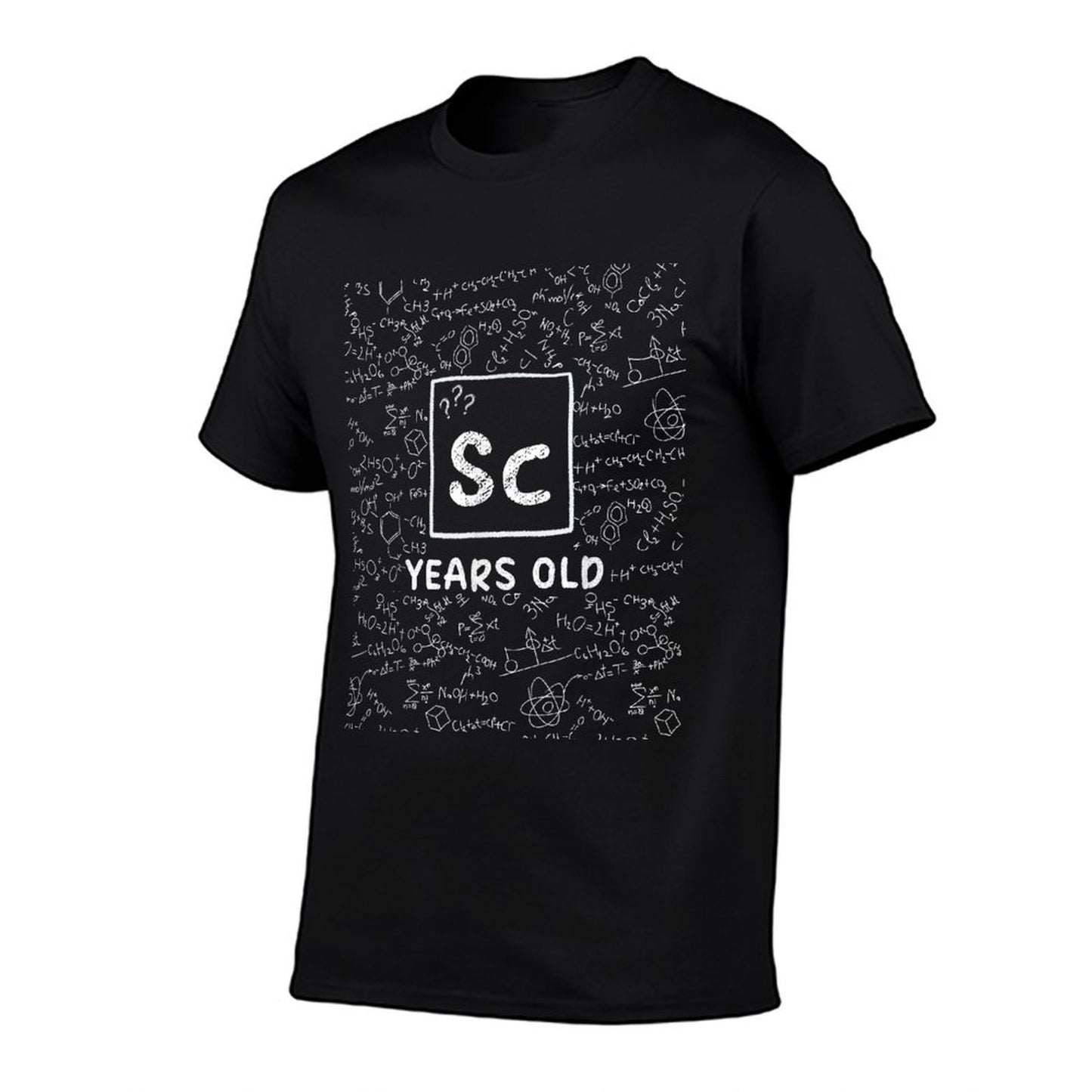 21st Birthday Design Periodic Table Of Elements 21 Years Old Fade-proof Color T-Shirt