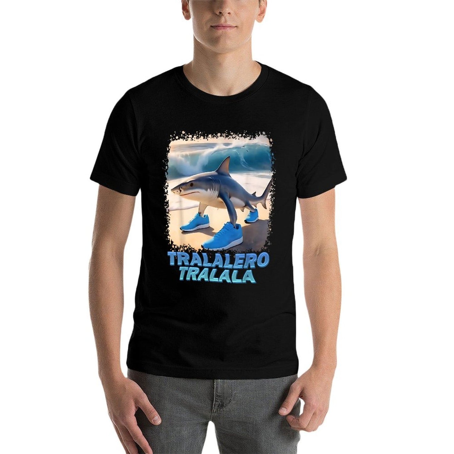 Tralalero Tralala Italian Brainrot Meme Classic T-Shirt