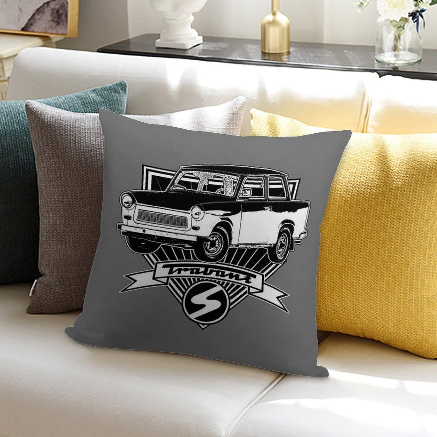 Trabant 601 Soft Luxury Feel Throw Pillow