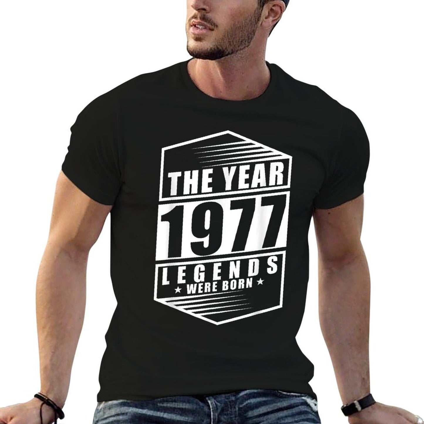 The Year 1977 Legends Were Born 40th Birthday Quick-drying T-Shirt