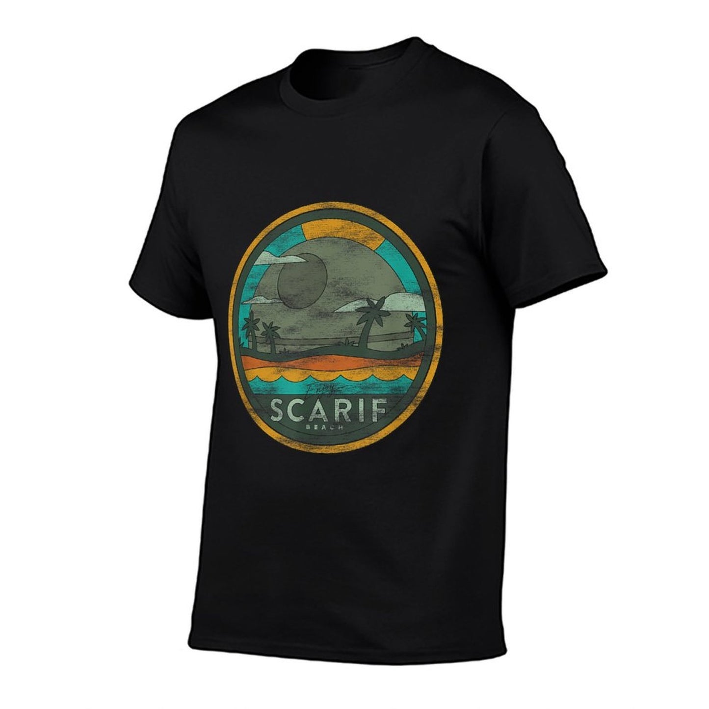Star Wars Enjoy Scarif Beach Vacation Vintage Heathered Texture T-Shirt