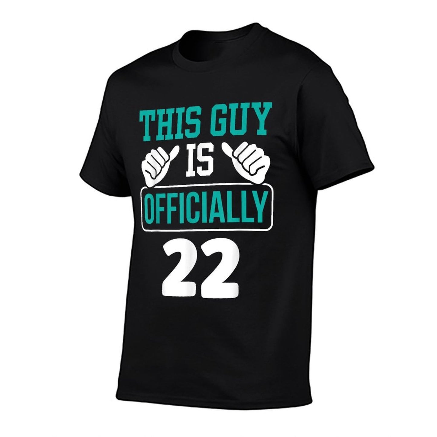 This Guy Is Officially 22 Celebration Birthday Party Slim-fit Cut T-Shirt