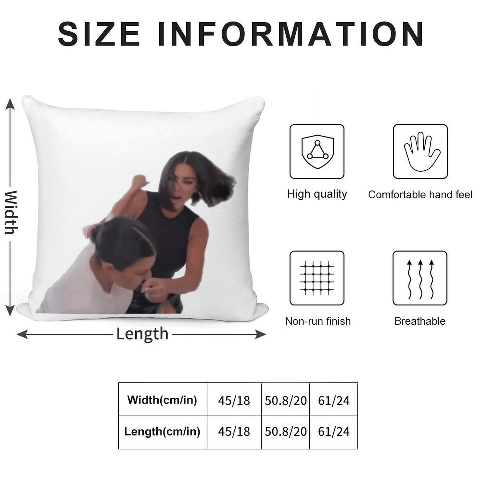 “literally I Will Fuck You Up” Soft Anti-Pilling Throw Pillow