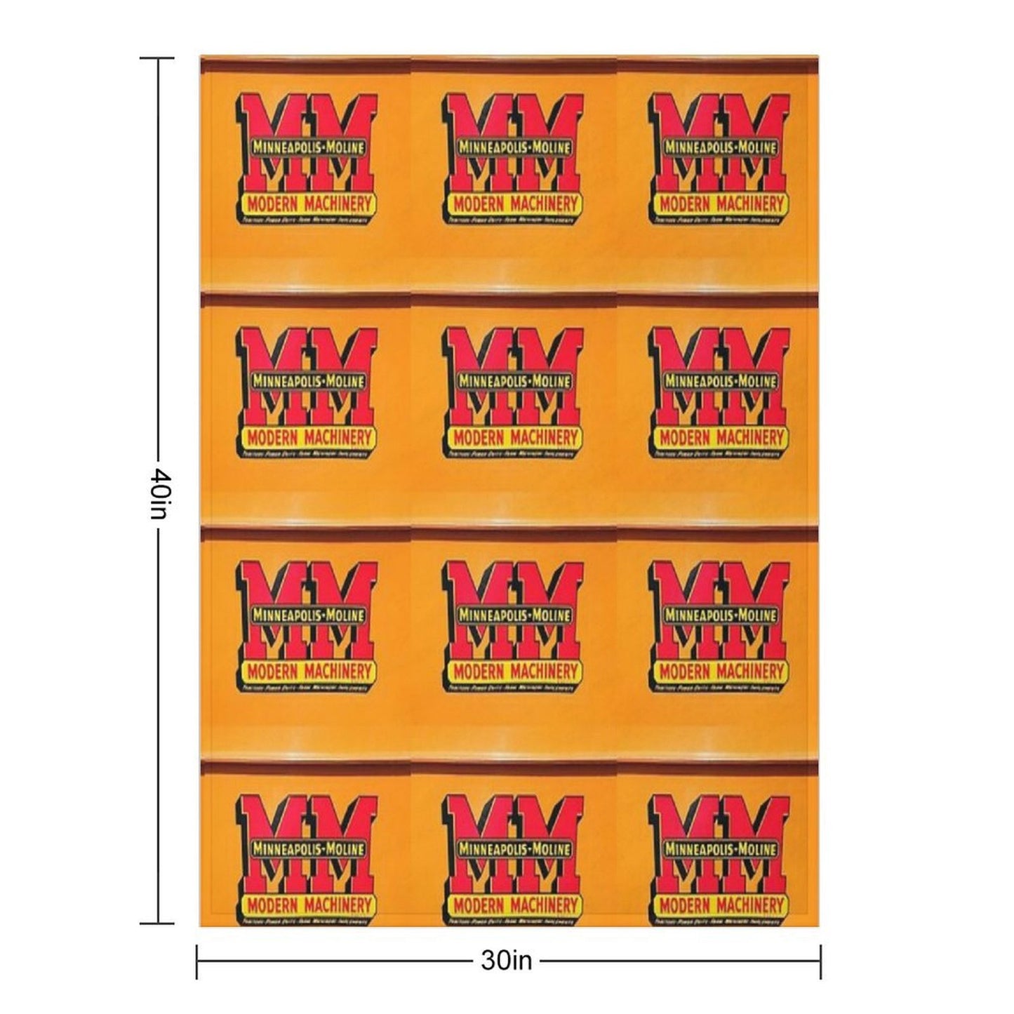 Vintage Modern Machinery Comfort Throw Blanket