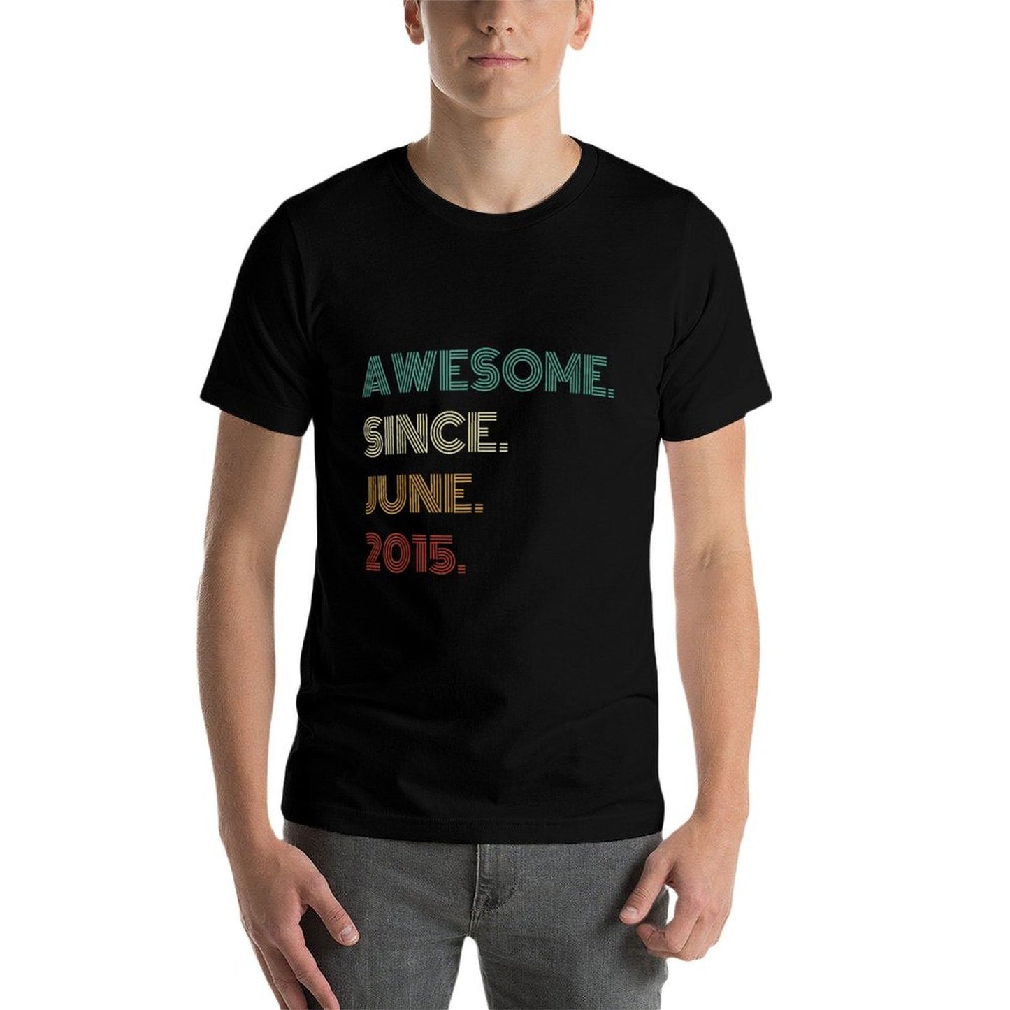10 Years Old Awesome Since June 2015 10th Birthday Classic T-Shirt