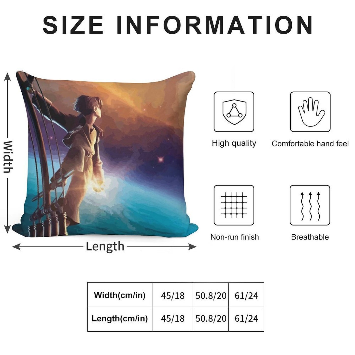 Treasure Planet Soft Shrink-Resistant Throw Pillow