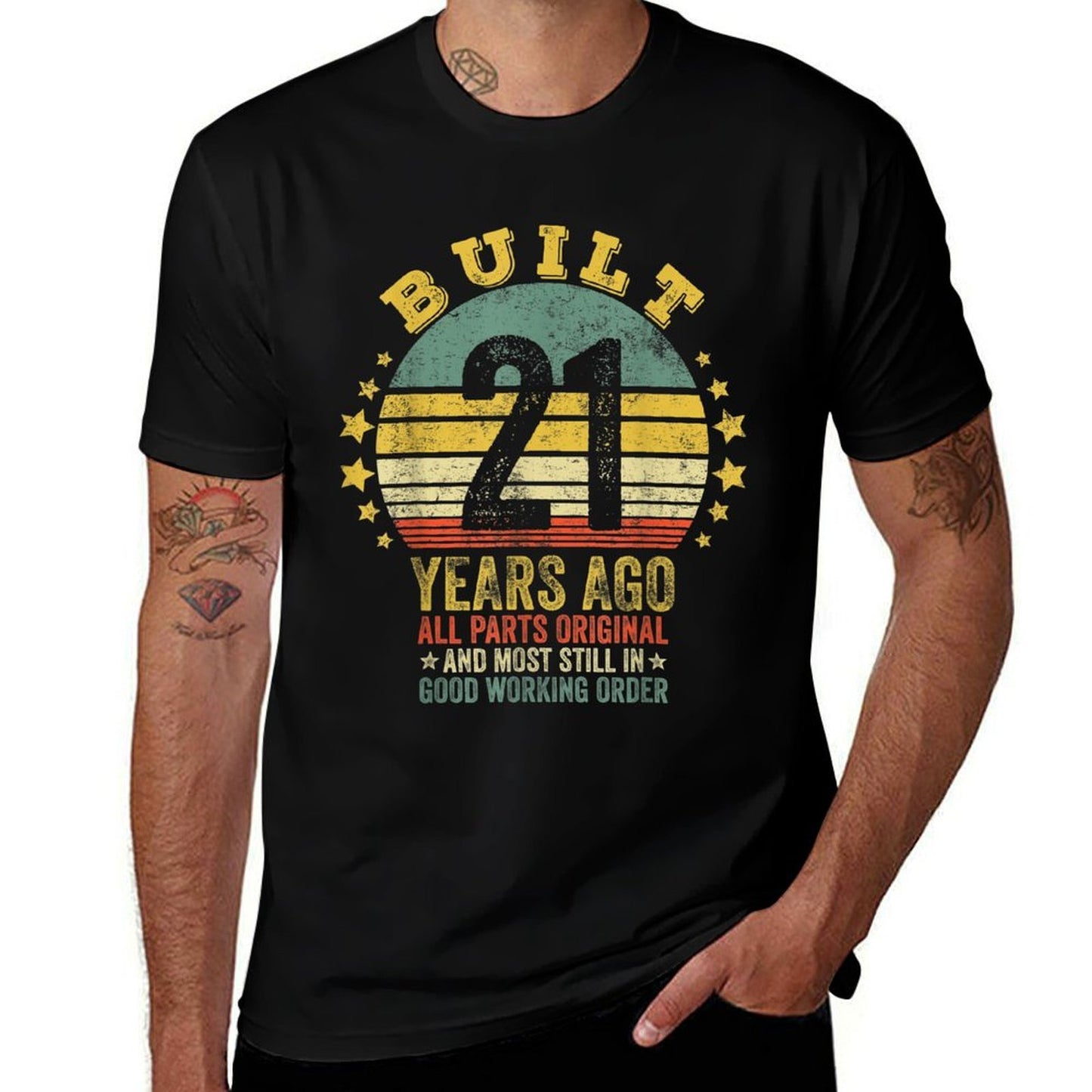 21 Year Old Gifts Vintage 2001 Limited Edition 21st Birthday Moisture-wicking T-Shirt