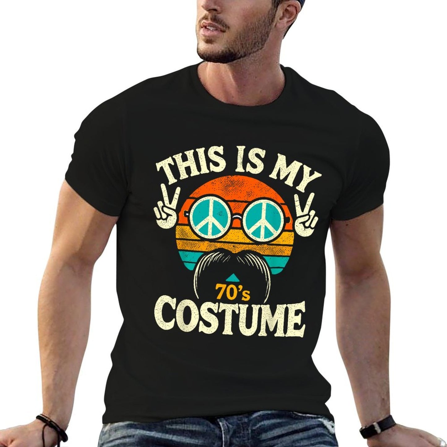 This Is My 70s Costume 70 Styles 70s Disco 1970s Vintage-inspired T-Shirt