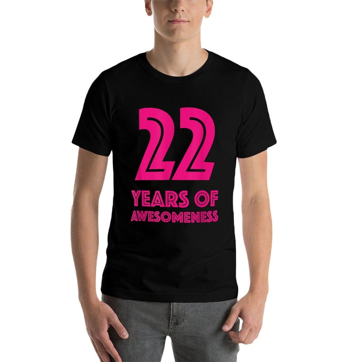 22nd Birthday Gift Girls Age 22 Year Old Women Tshirt Comfortable T-Shirt