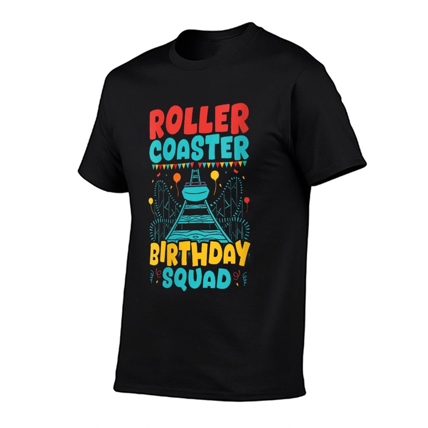 Womens Kids Roller Coaster Crew Roller Coaster Birthday Eco-friendly Material T-Shirt