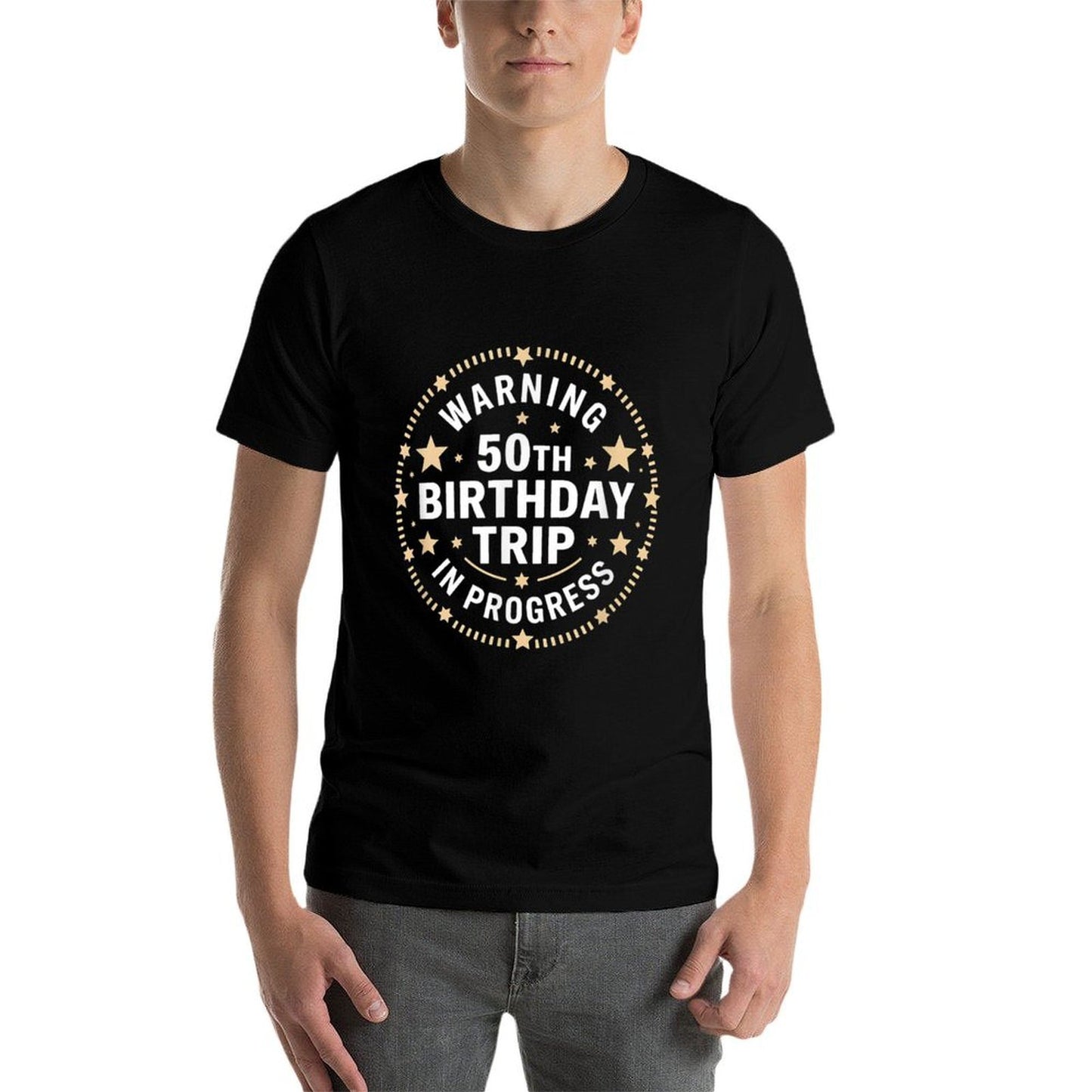 Warning 50th Birthday Trip In Progress 50 Years Old Classic T-Shirt