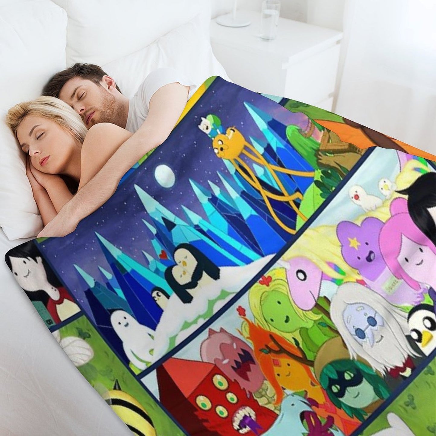 Time Adventure Shrink-resistant Throw Blanket
