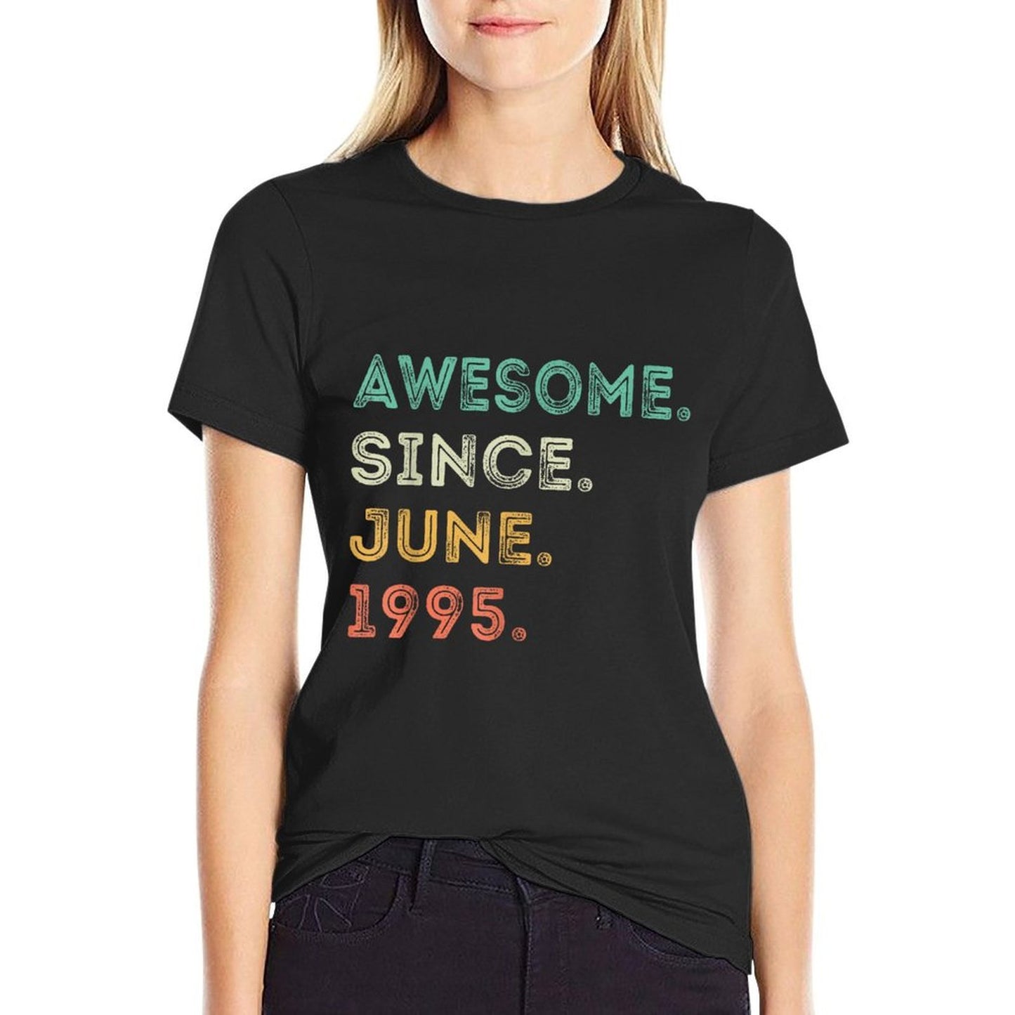 30 Years Old Awesome Since June 1995 30th Birthday Versatile T-Shirt