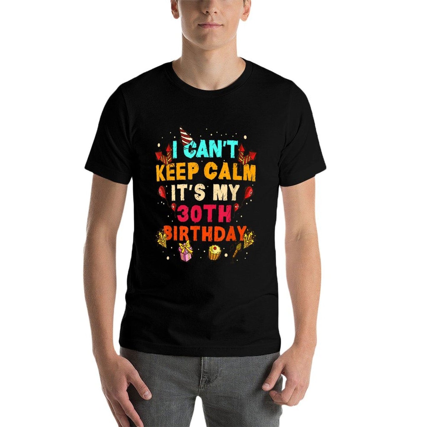 30 Years Old Shirt Men Woman It's My 30th Birthday High-quality Stitching T-Shirt