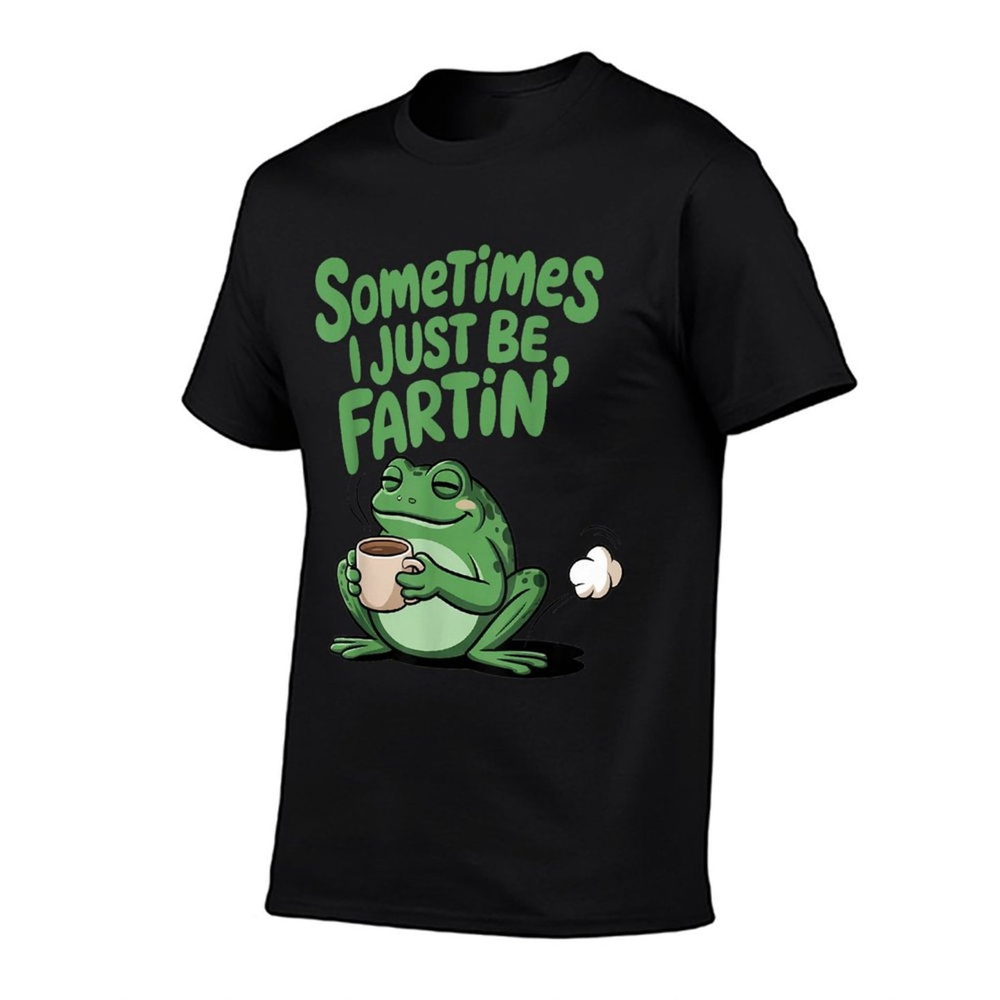 Sometimes I Just Be Fartin Funny Frog Meme Rolled Sleeves T-Shirt