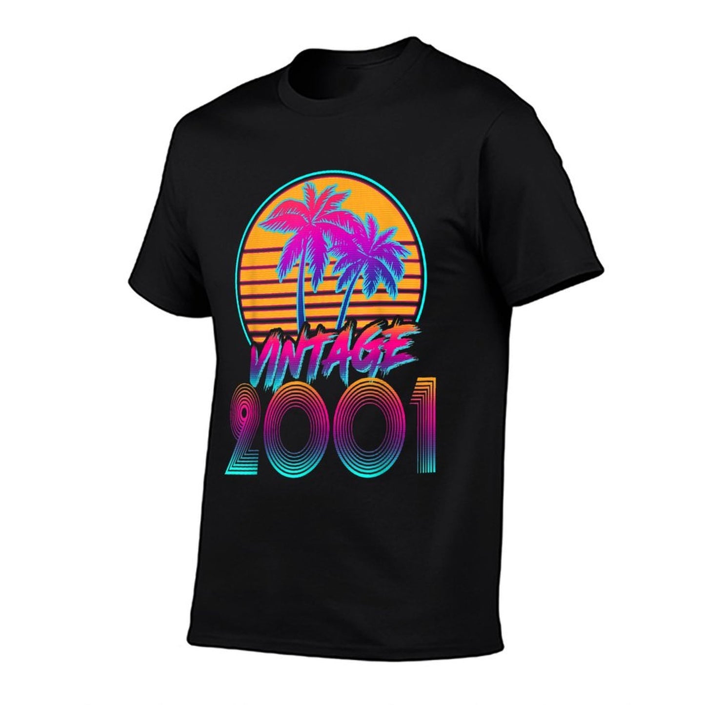 Vintage 2001 21 Year Old Retro 80s 21st Birthday Breathable T-Shirt