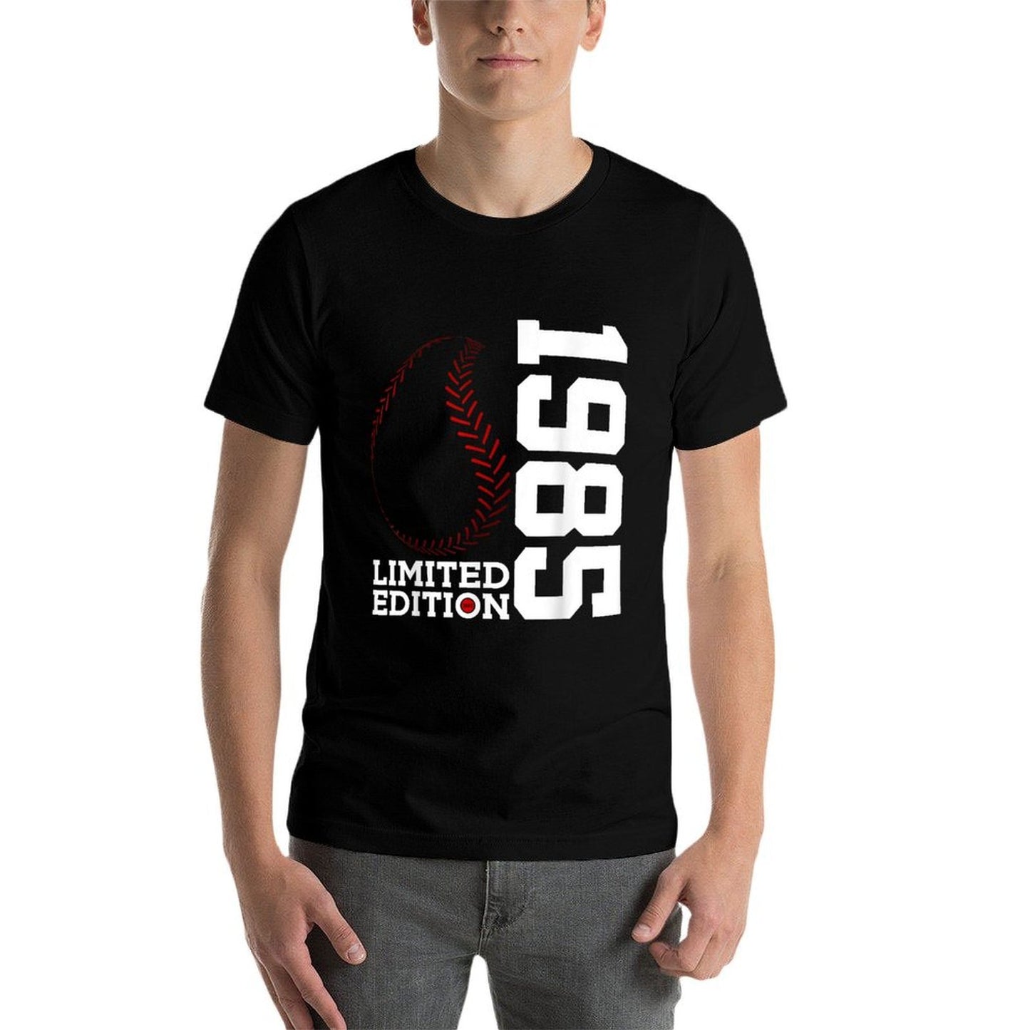 40th BIRTHDAY BASEBALL LIMITED EDITION 1985  Vintage-inspired T-Shirt
