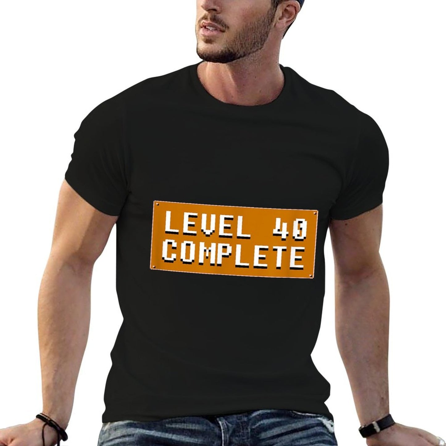 40th Birthday Level 40 Complete  Odor-resistant T-Shirt