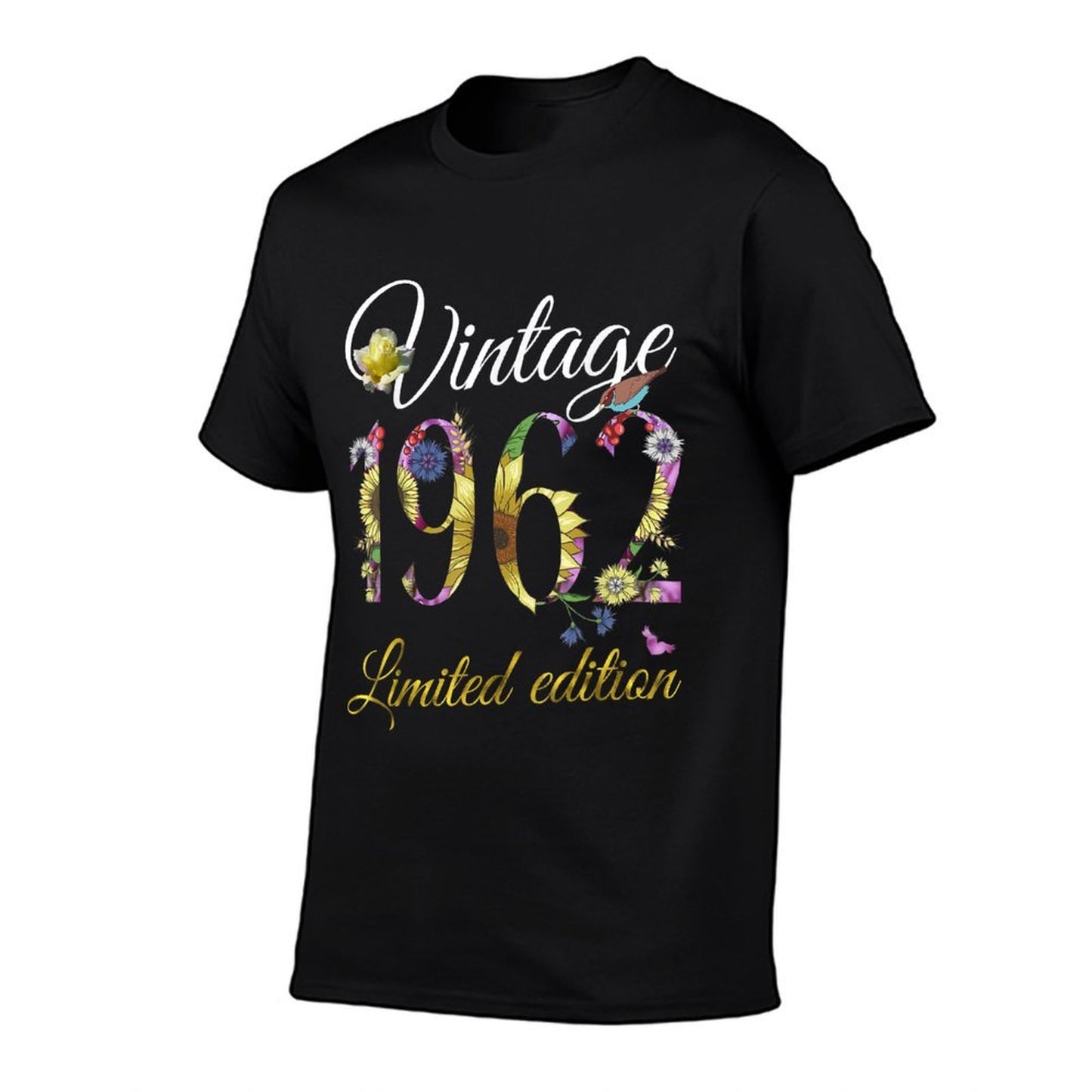 Vintage 1962 60 Year Old Sunflowers Floral 60th Birthday Soft T-Shirt