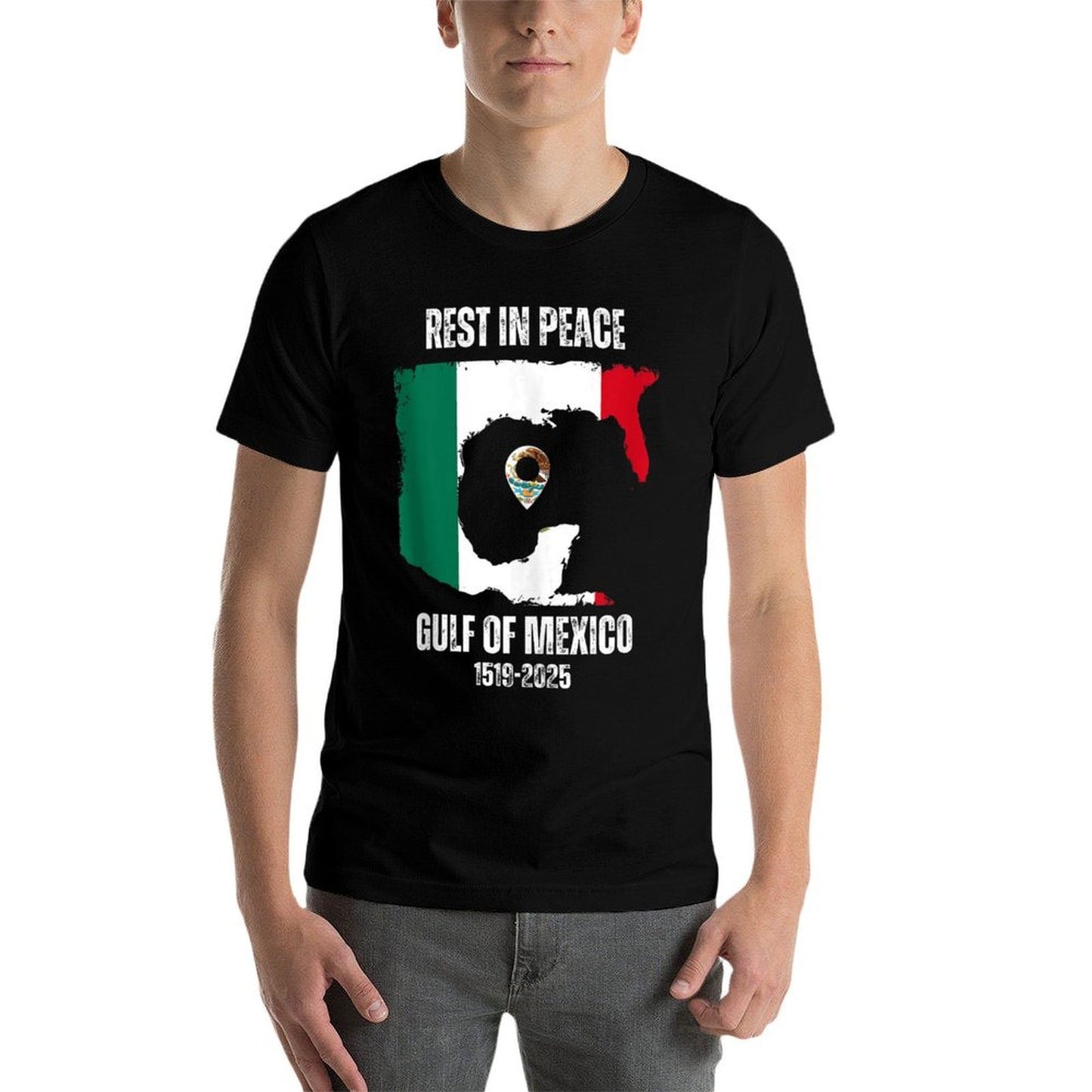 Trump America RIP Gulf of Mexico President Trump Gulf of USA Easy-care T-Shirt