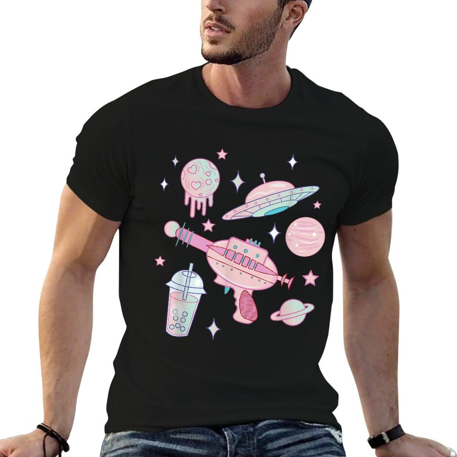 Alien Babe Pastel Goth Kawaii  Versatile T-Shirt