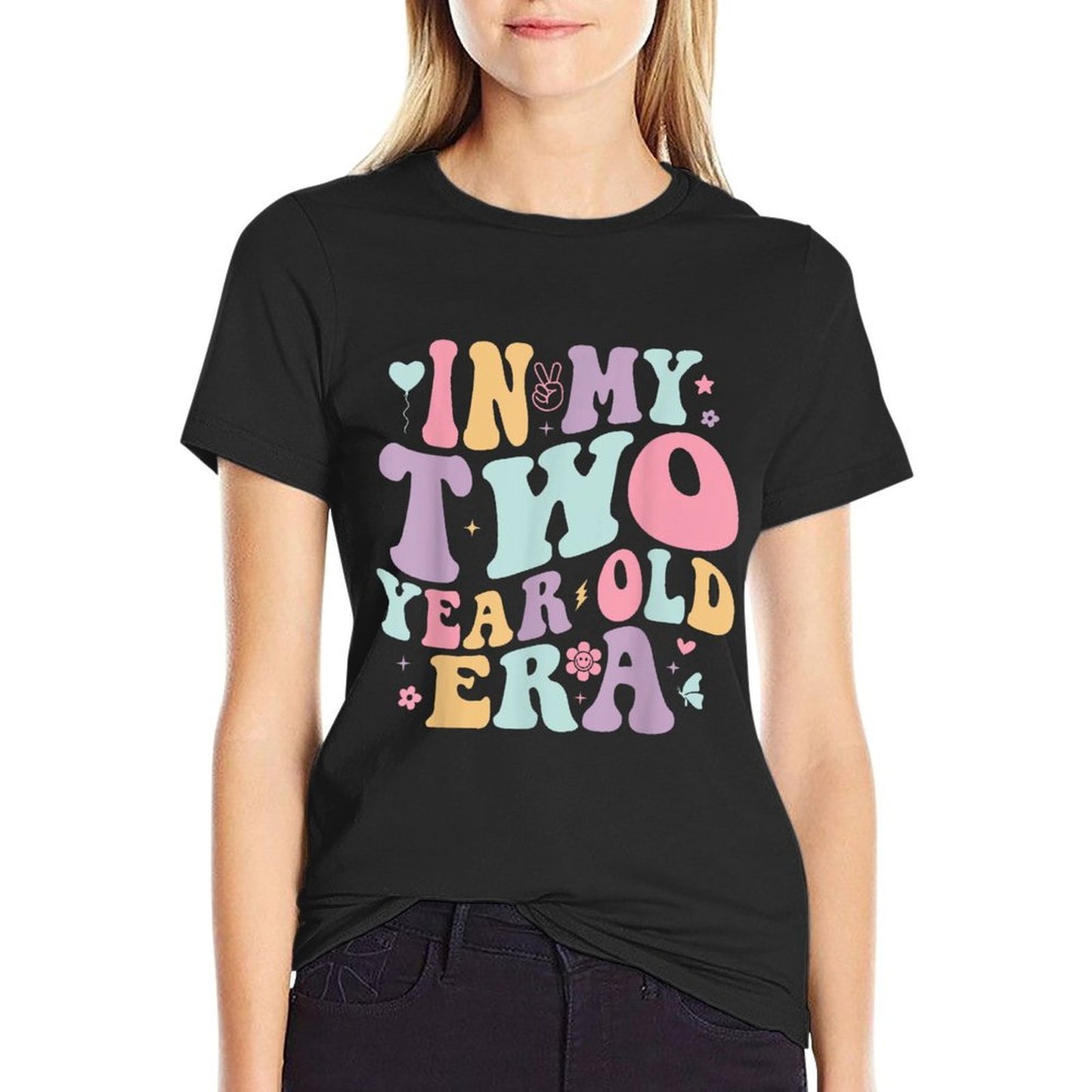 2nd Birthday Toddler In My Two Year Old Era Kids Birthday Lightweight T-Shirt