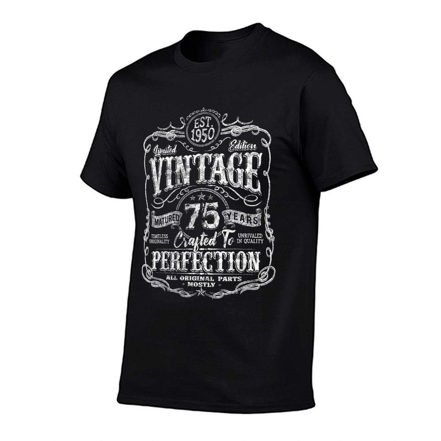 Vintage 1950 Limited Edition 75 Year Old 75th Birthday Stretchy T-Shirt