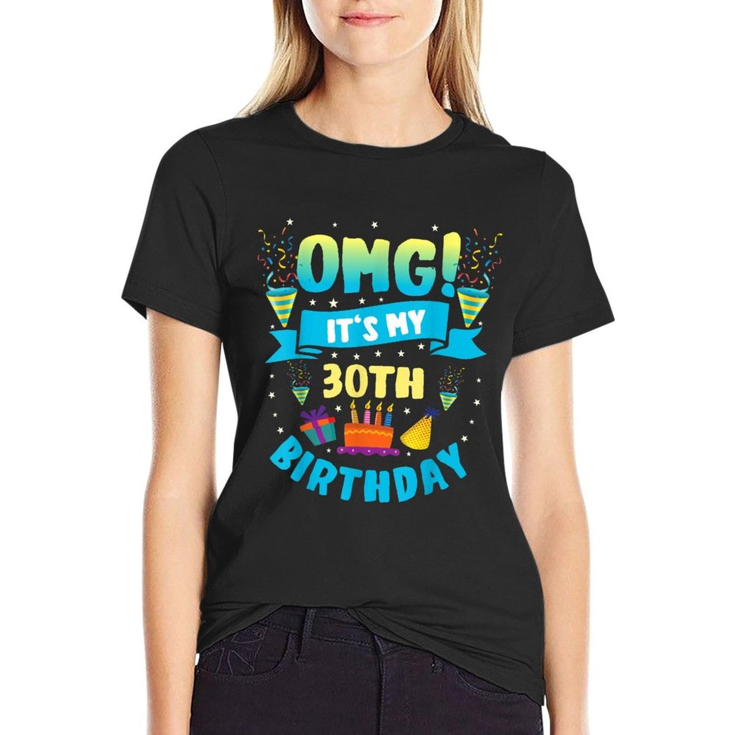 30 Year Old Shirt OMG It's My 30th Birthday Easy-care T-Shirt