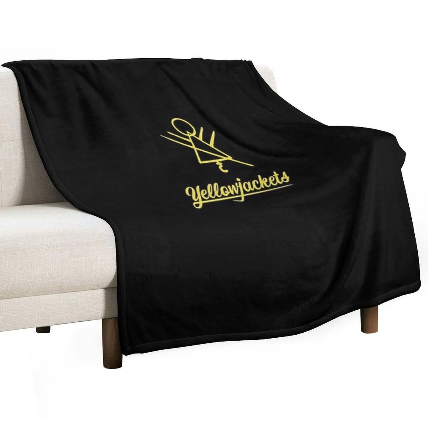 Yellowjackets - Symbol & Logo Durable Throw Blanket