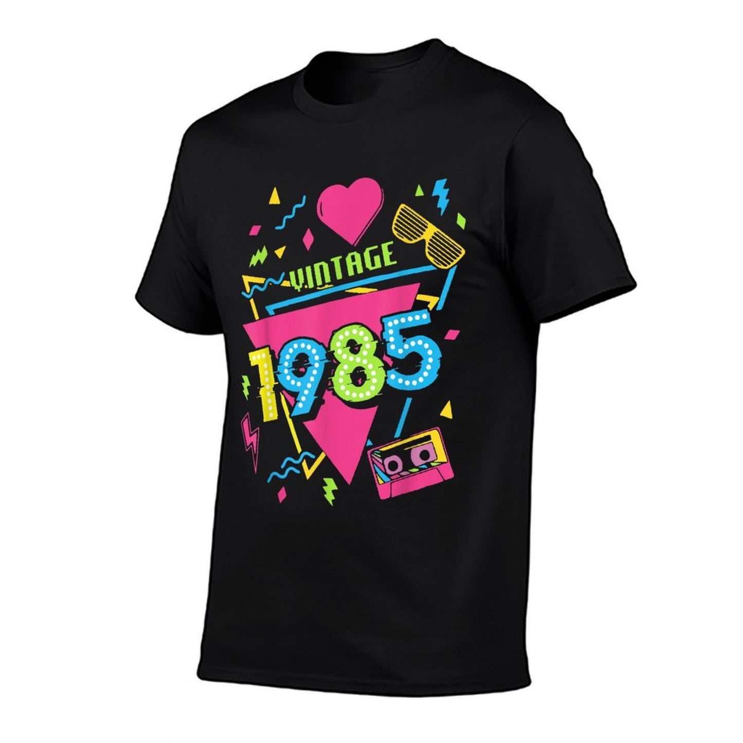 39th Birthday Vintage 1985 80's Vintage Retro I Love The 80s Oversized Silhouette T-Shirt