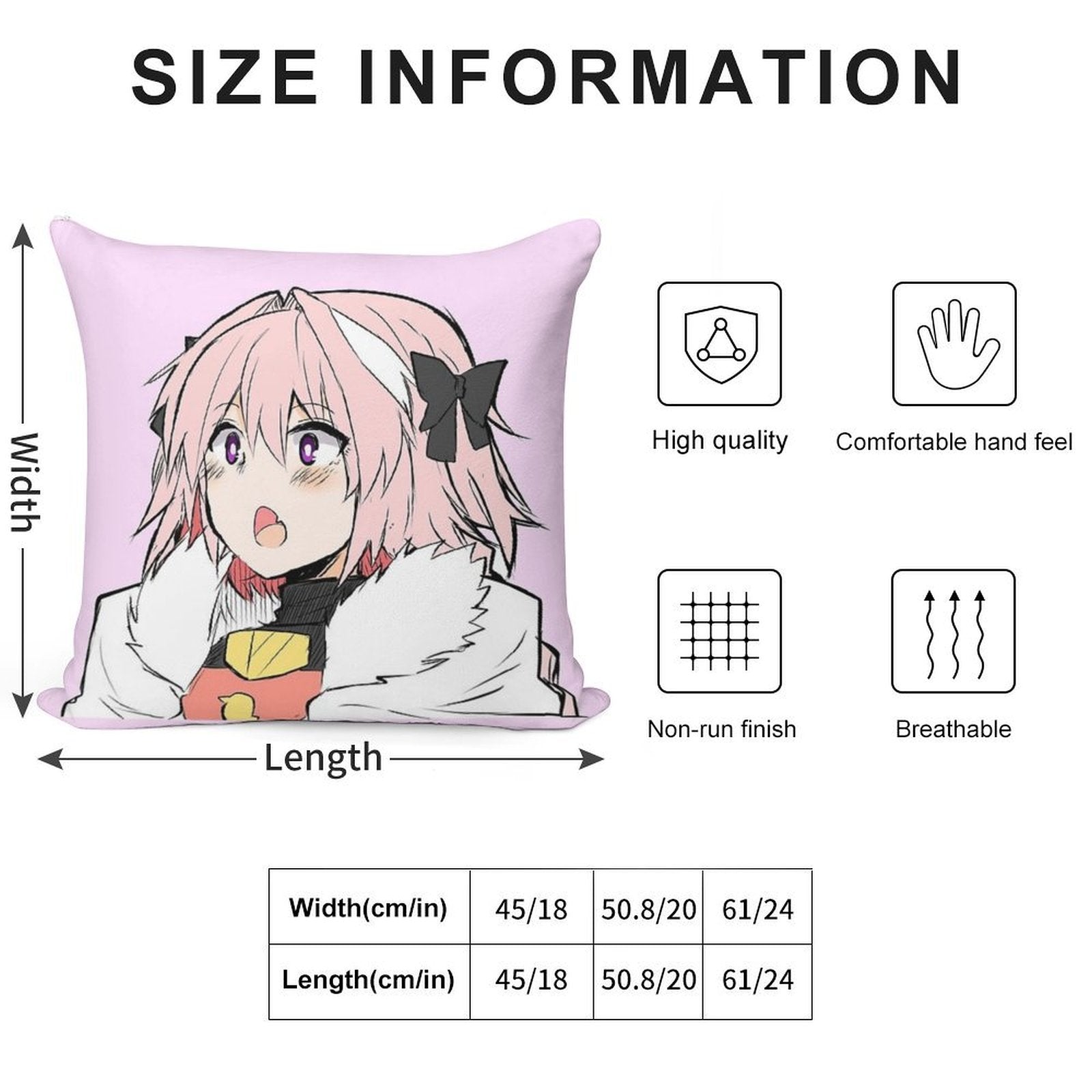Astolfo Soft Multiple Sizes Throw Pillow
