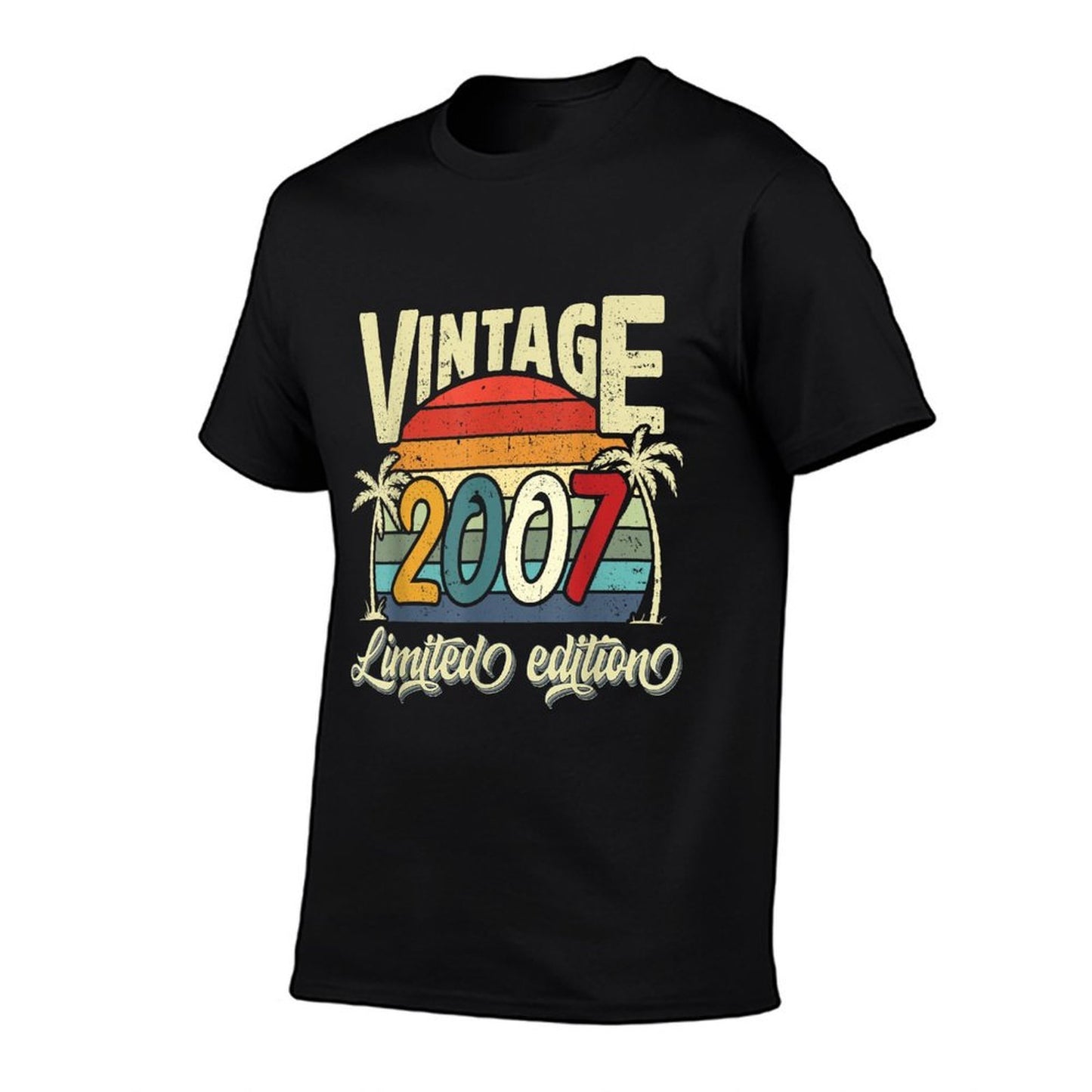 Vintage 2007 18th Birthday Limited Edition 18 Years Old Bday Easy-care T-Shirt