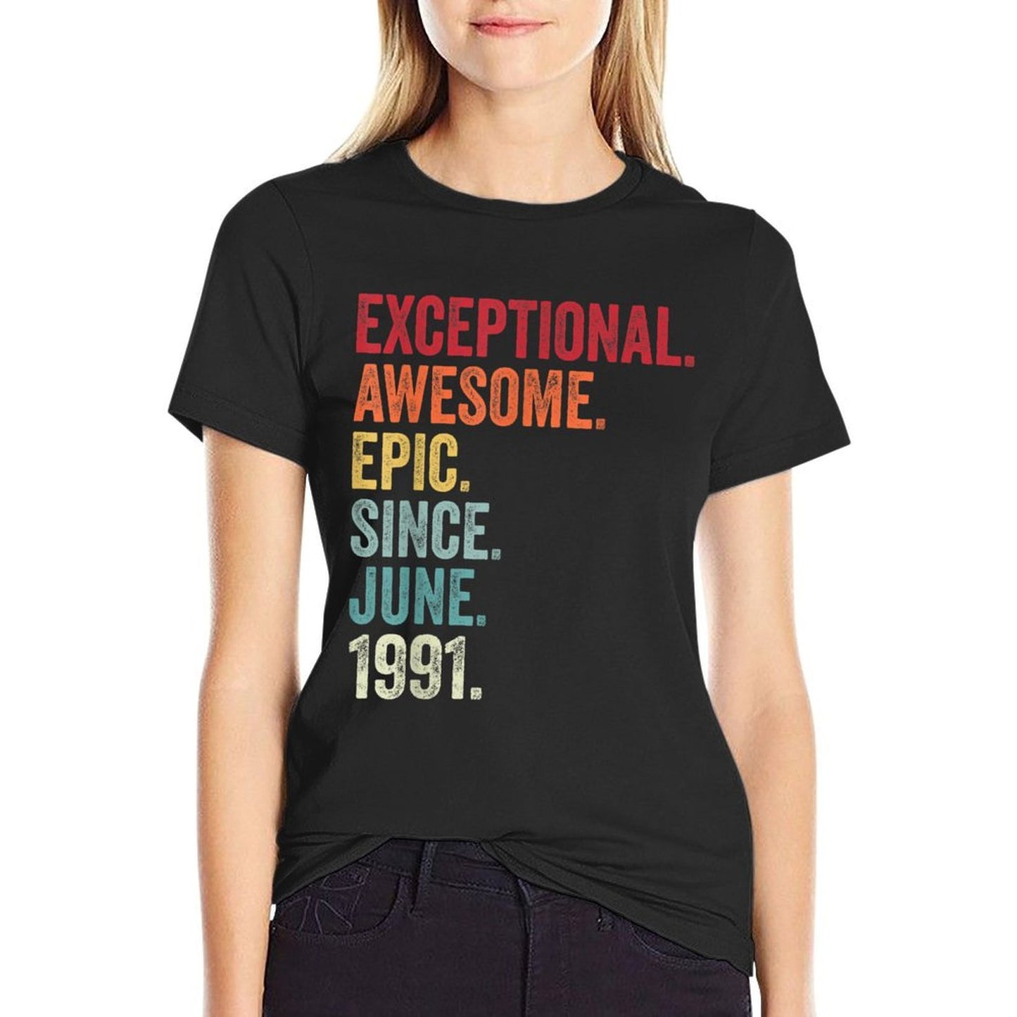30 Year Old, Exceptional Awesome June 1991 30th Birthday Classic T-Shirt