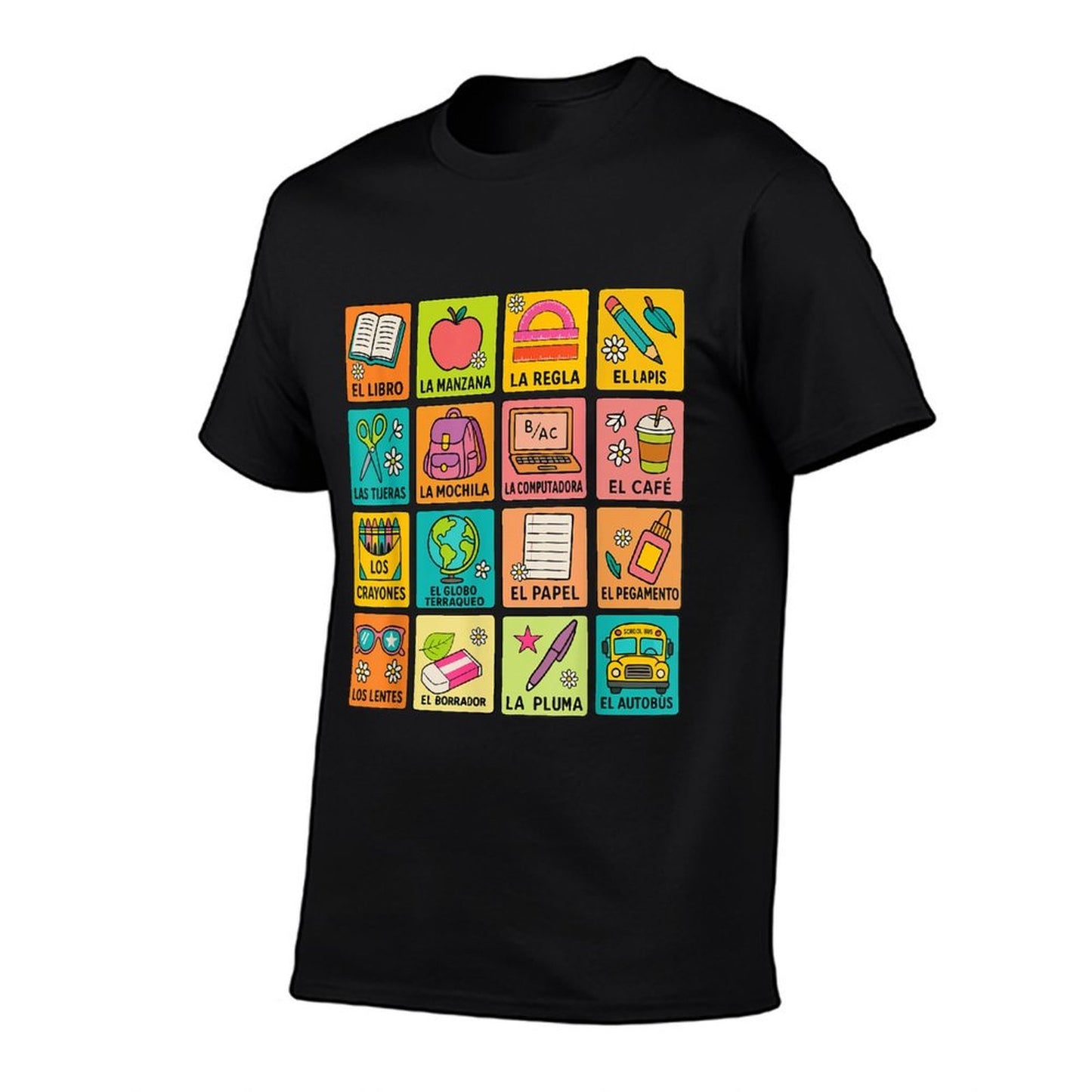 Spanish Vocabulary Back to School Maestra Bilingual Teacher Classic T-Shirt