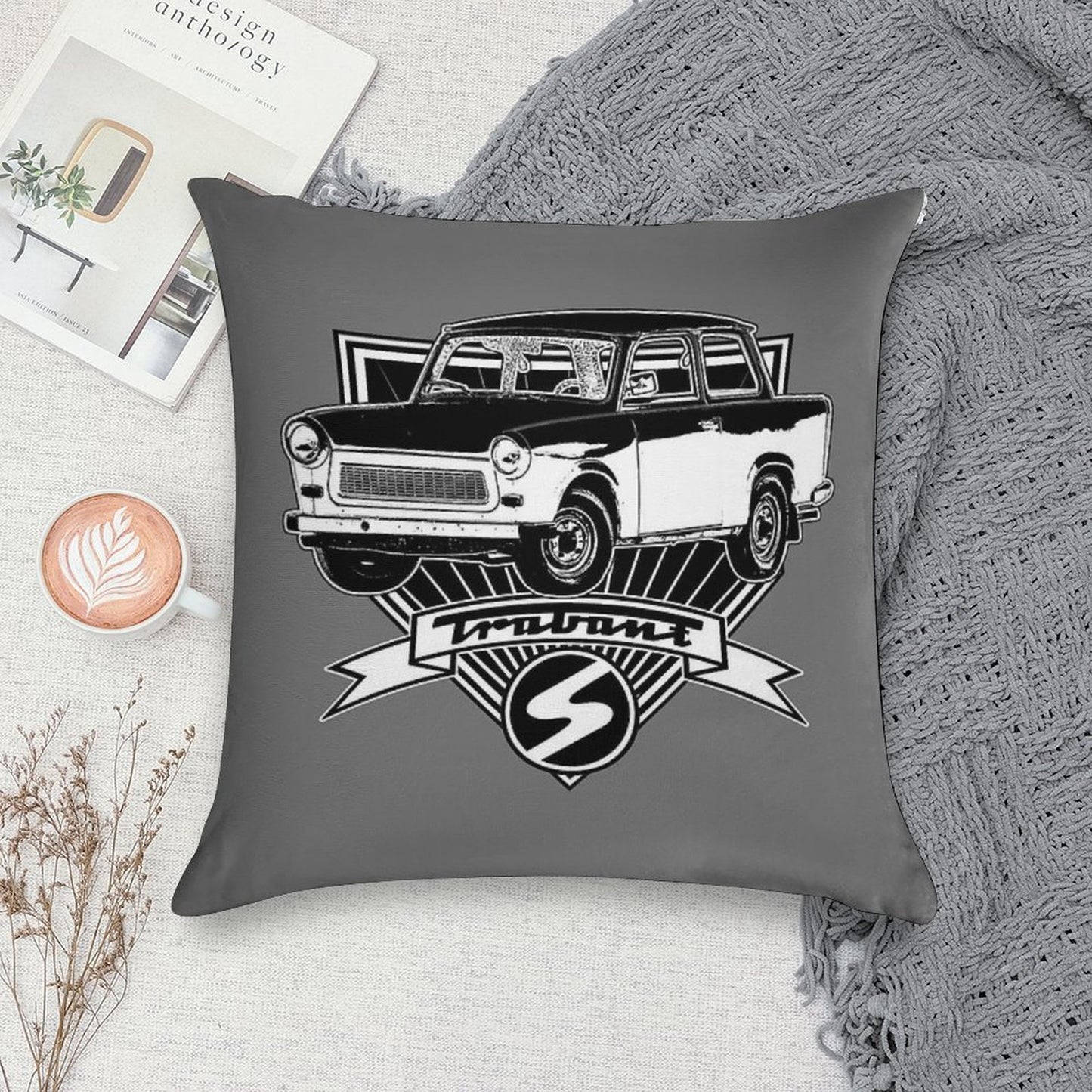 Trabant 601 Soft Luxury Feel Throw Pillow