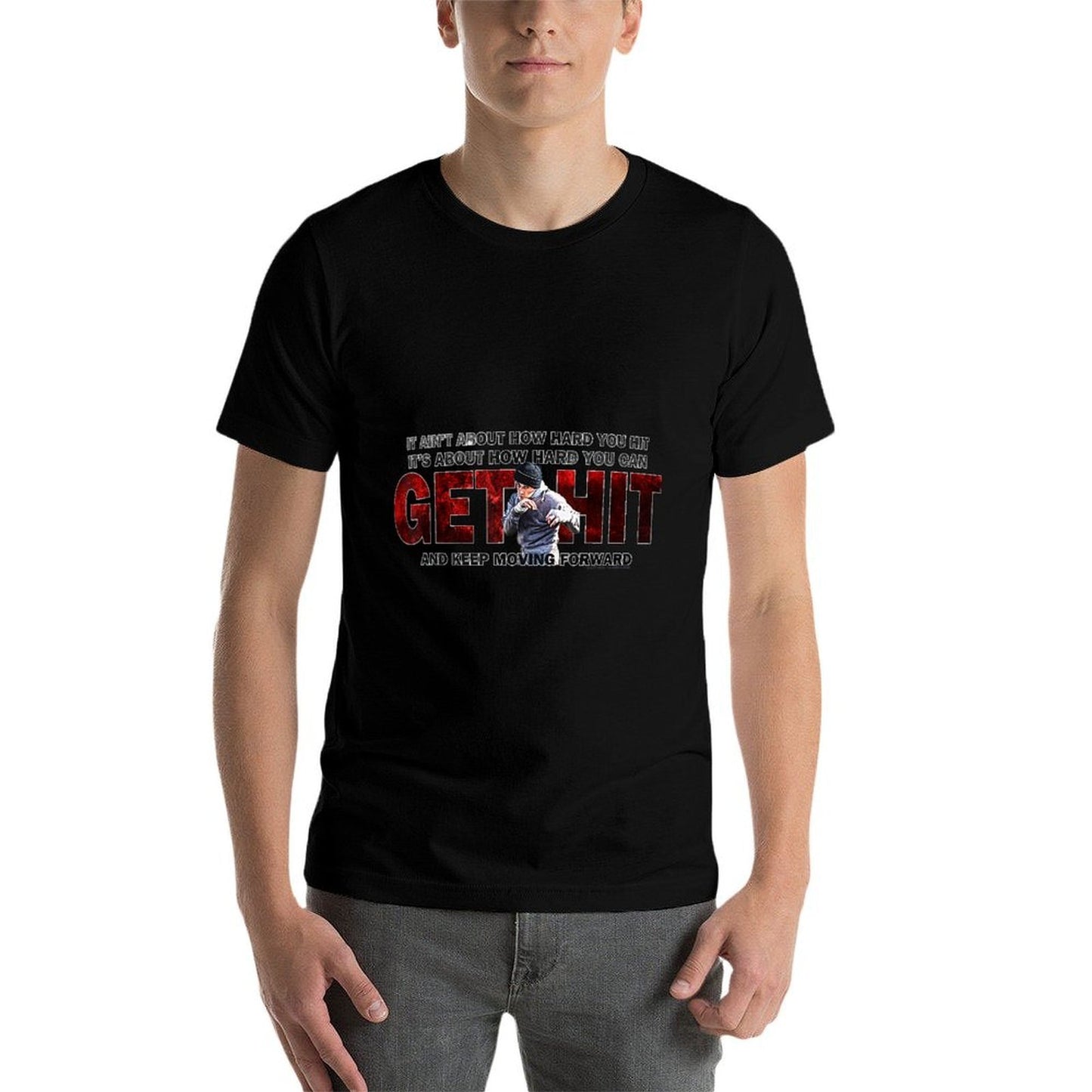 Rocky Get Hit Eco-friendly Material T-Shirt
