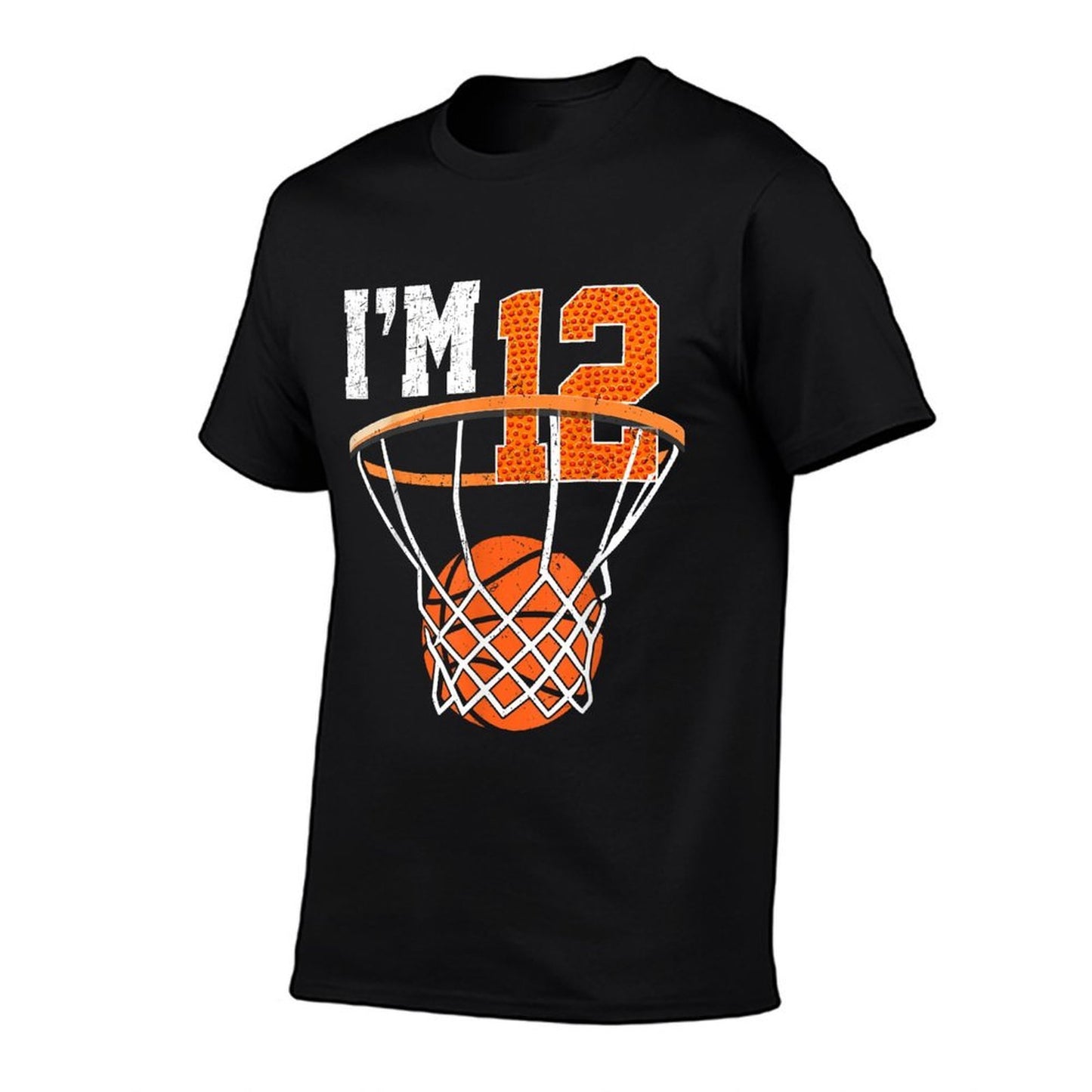 12th Birthday Boys Basketball 12 Year Old Birthday Easy-care T-Shirt