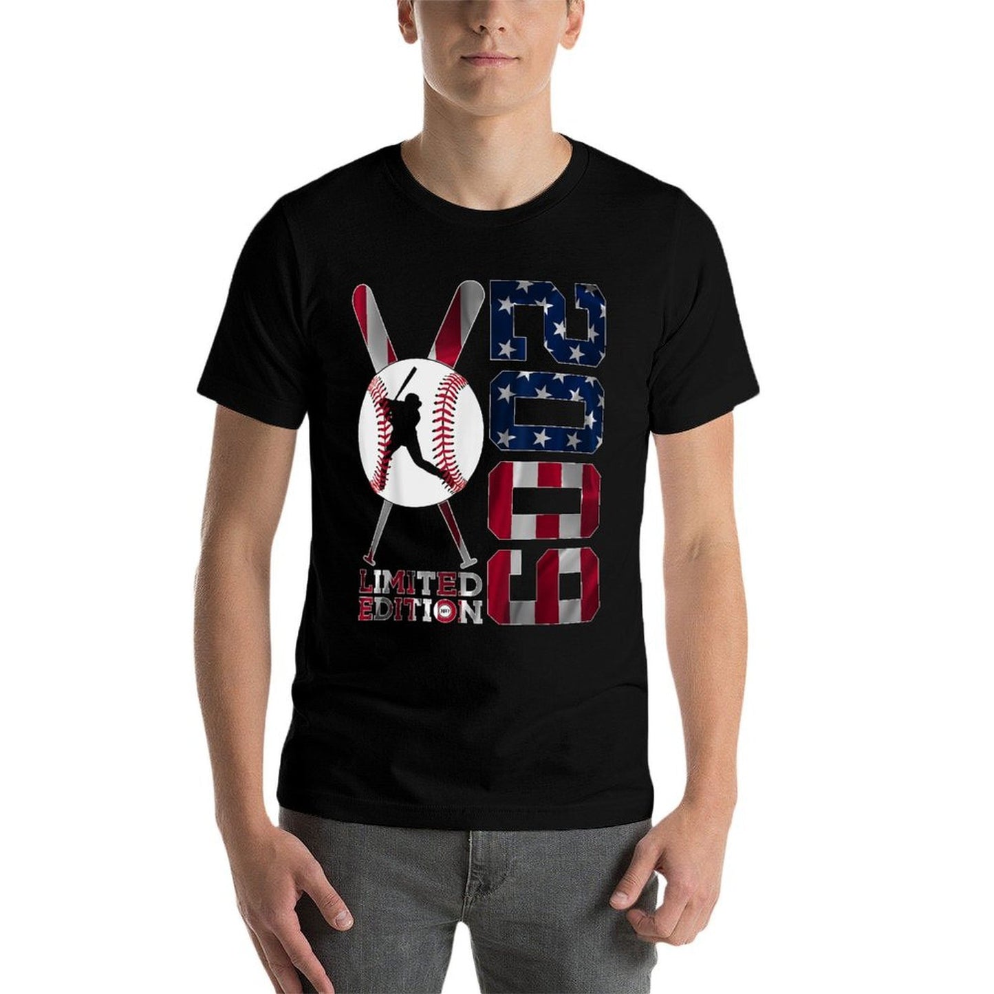 16th BIRTHDAY BASEBALL LIMITED EDITION 2009 Rolled Sleeves T-Shirt