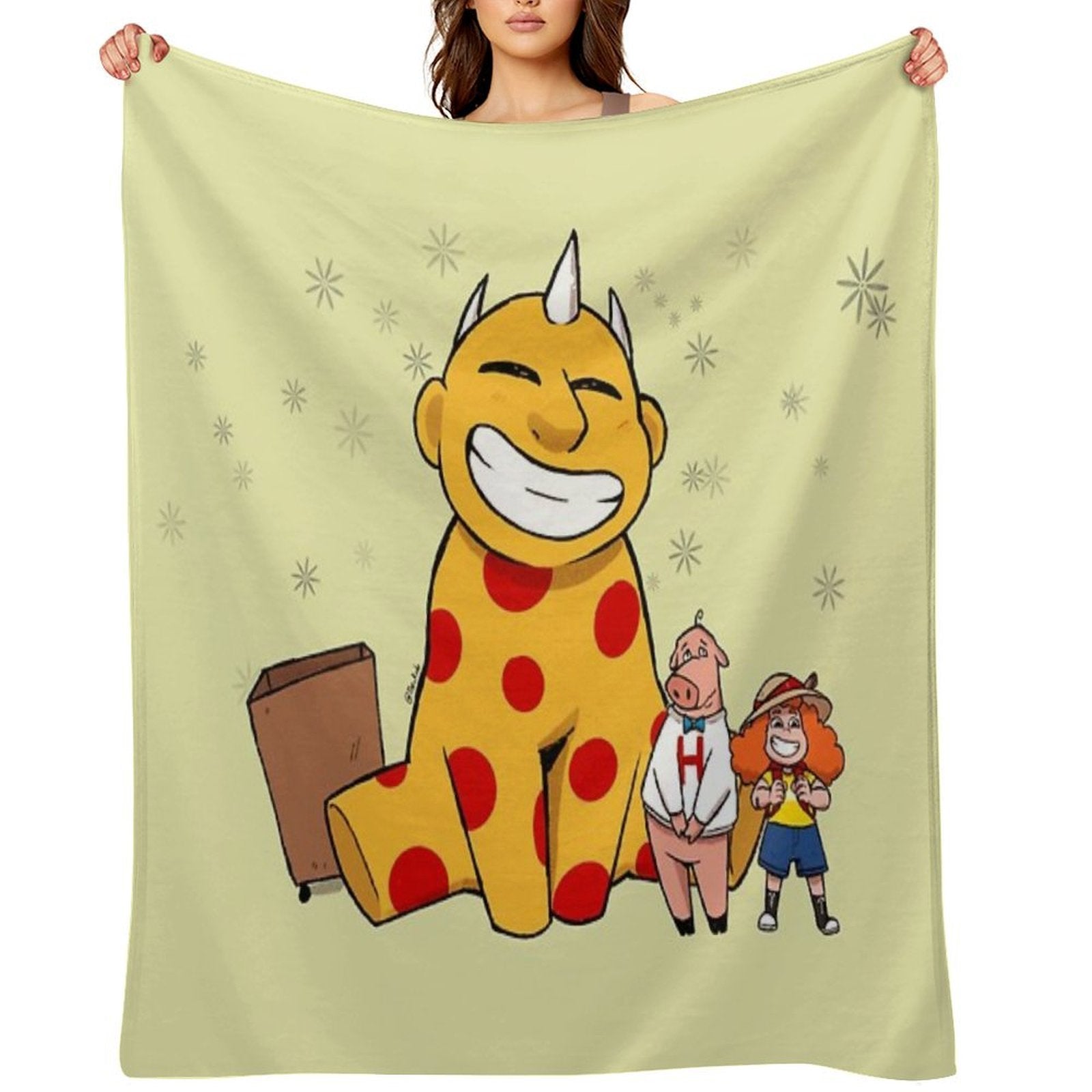 Maggie And The Ferocious Beast! Compact Throw Blanket