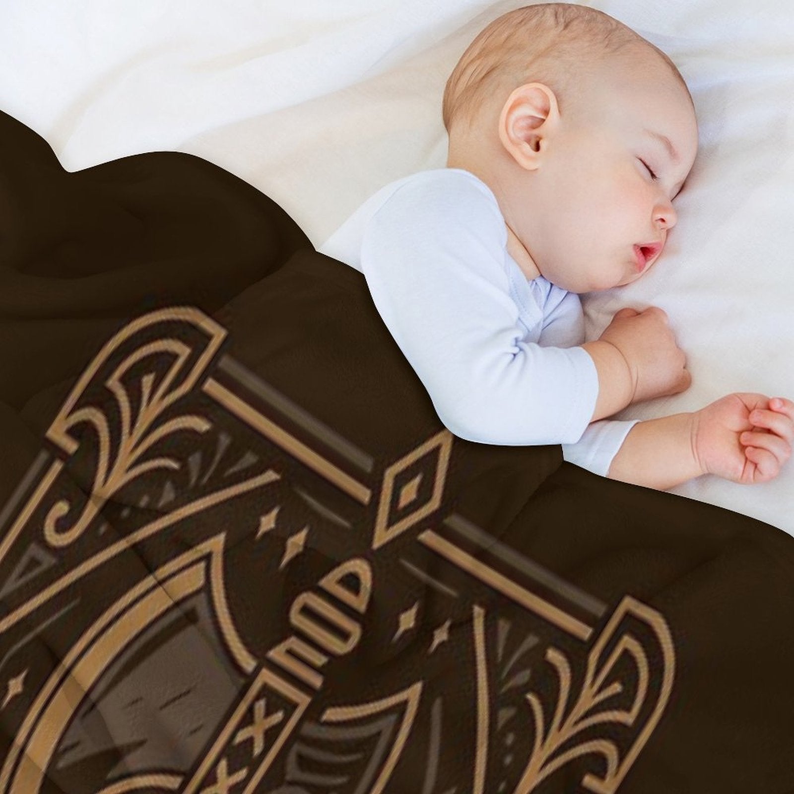 Barbarian Character Class Emblem Tabletop TTRPG Premium Throw Blanket