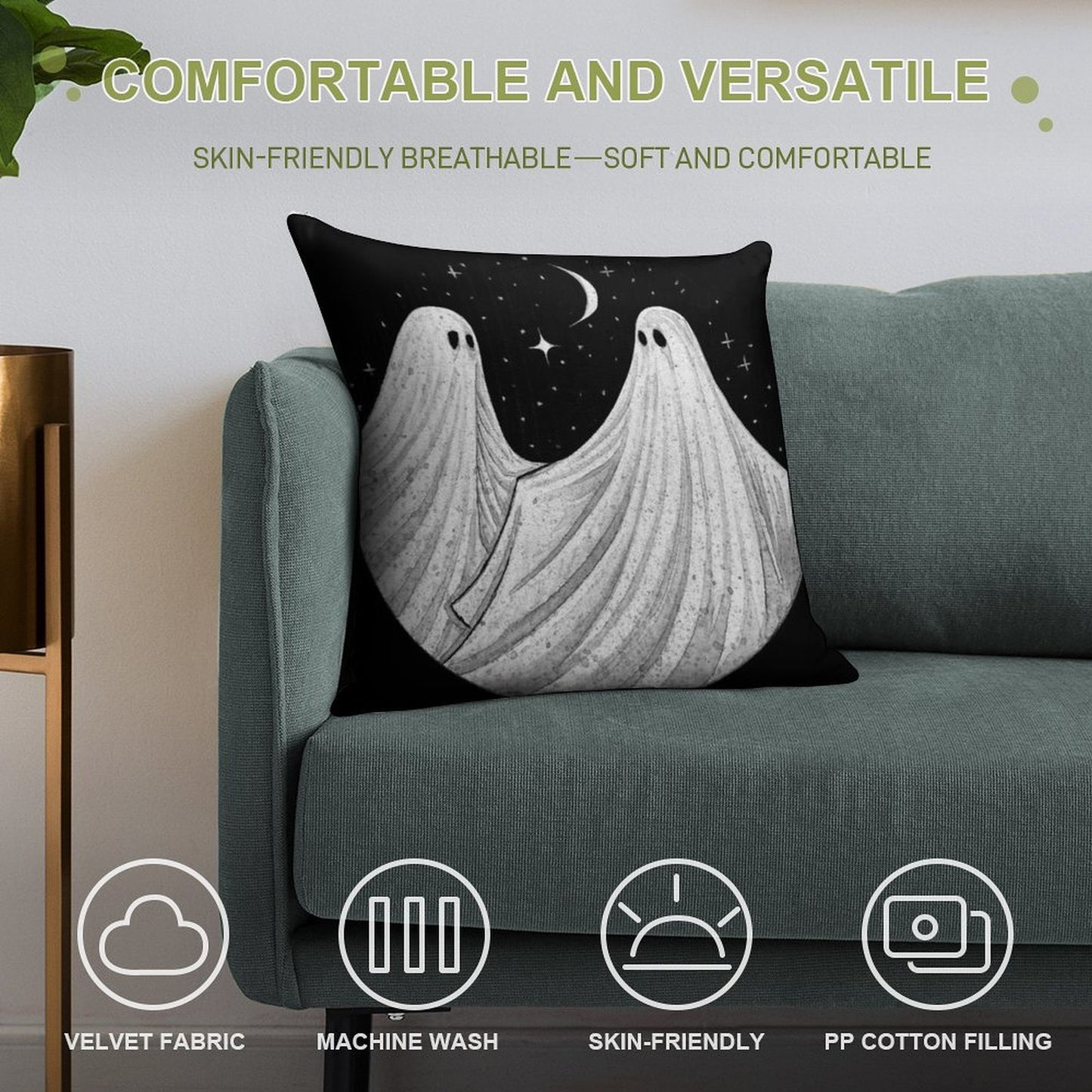 Run Away With Me. Soft Decorative Cover Throw Pillow
