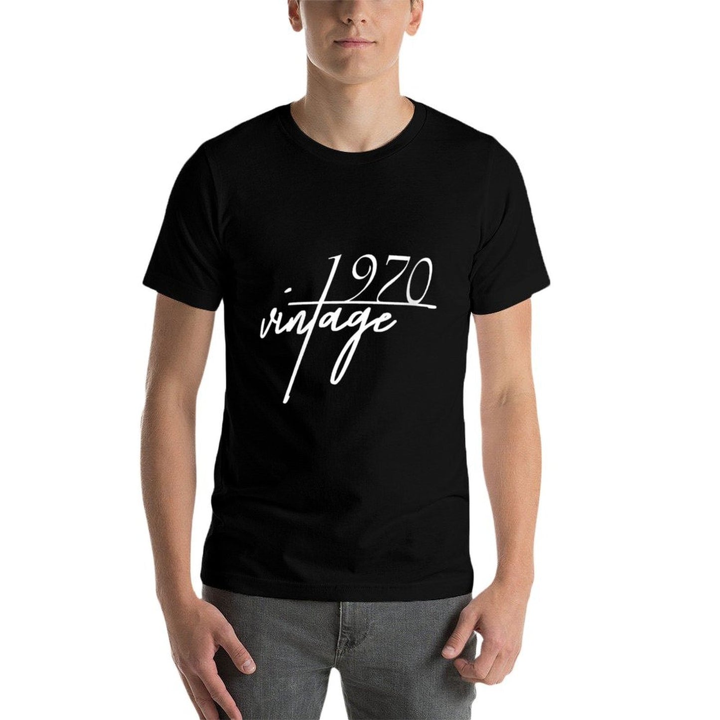 Womens Vintage 1970. Gift For 50 Years Old. 50th Birthday Stretchy T-Shirt