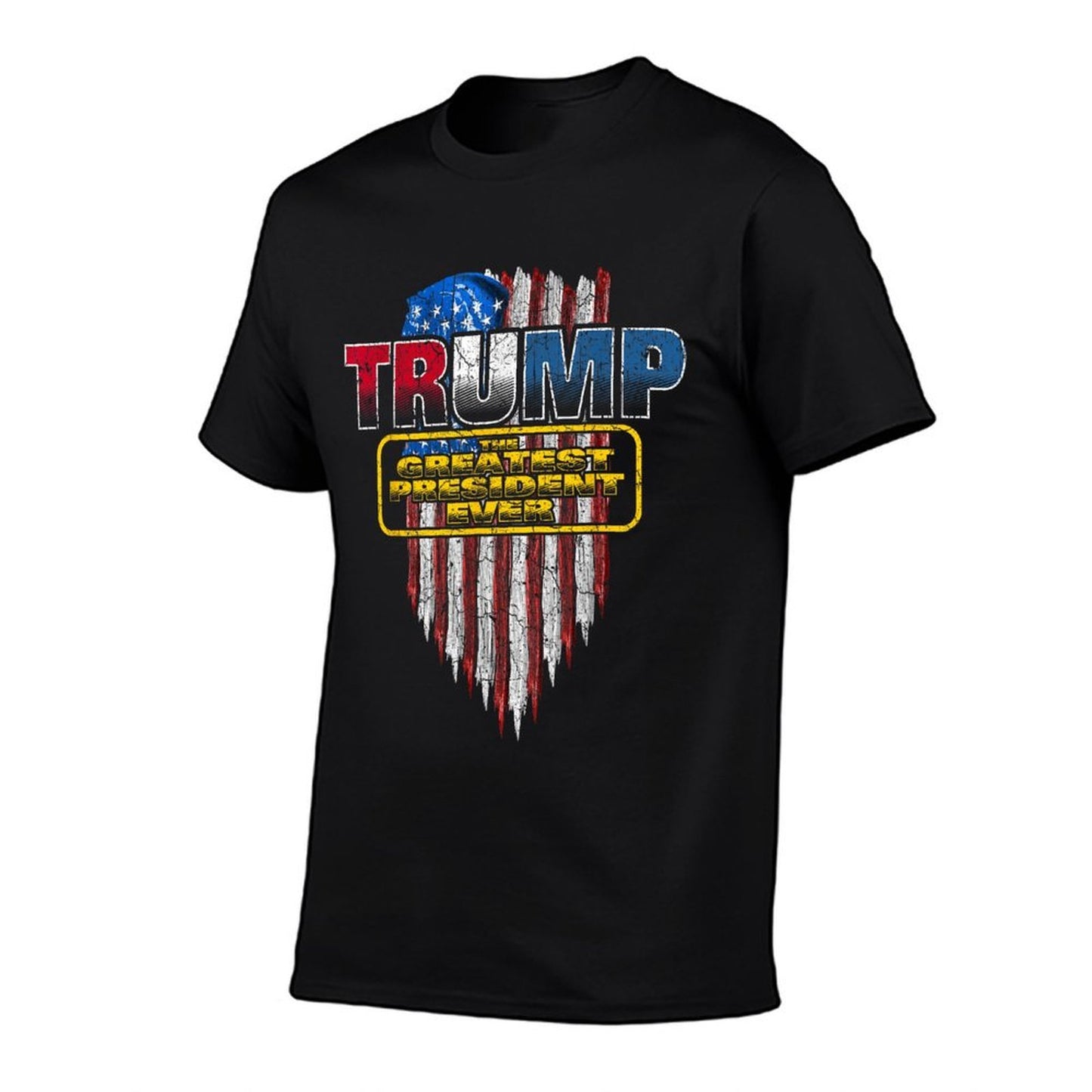 Trump The Greatest President Ever Heathered Texture T-Shirt