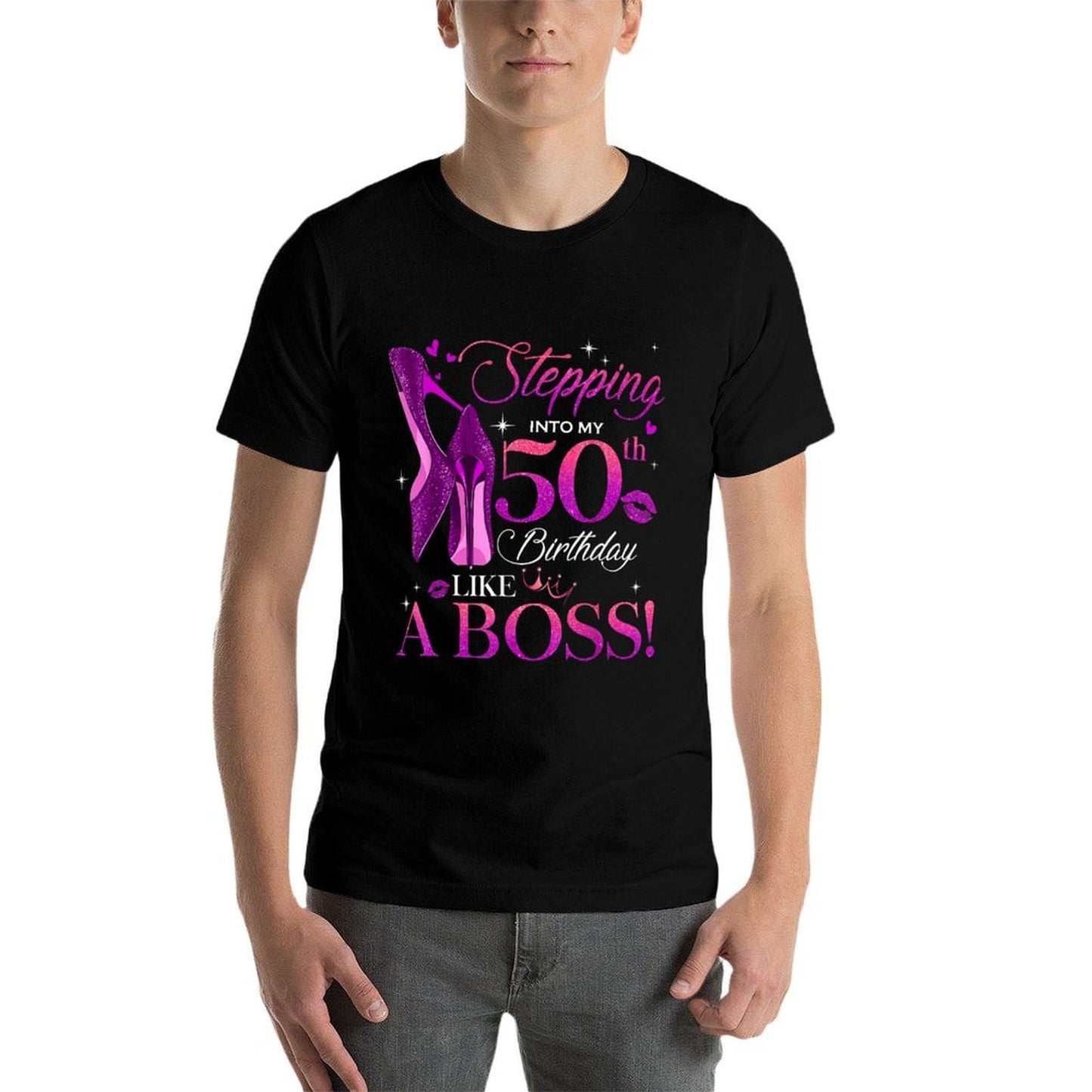 Womens Chapter 50 Fabulous Since 1973 50th Birthday Queen Summer-ready Fabric T-Shirt