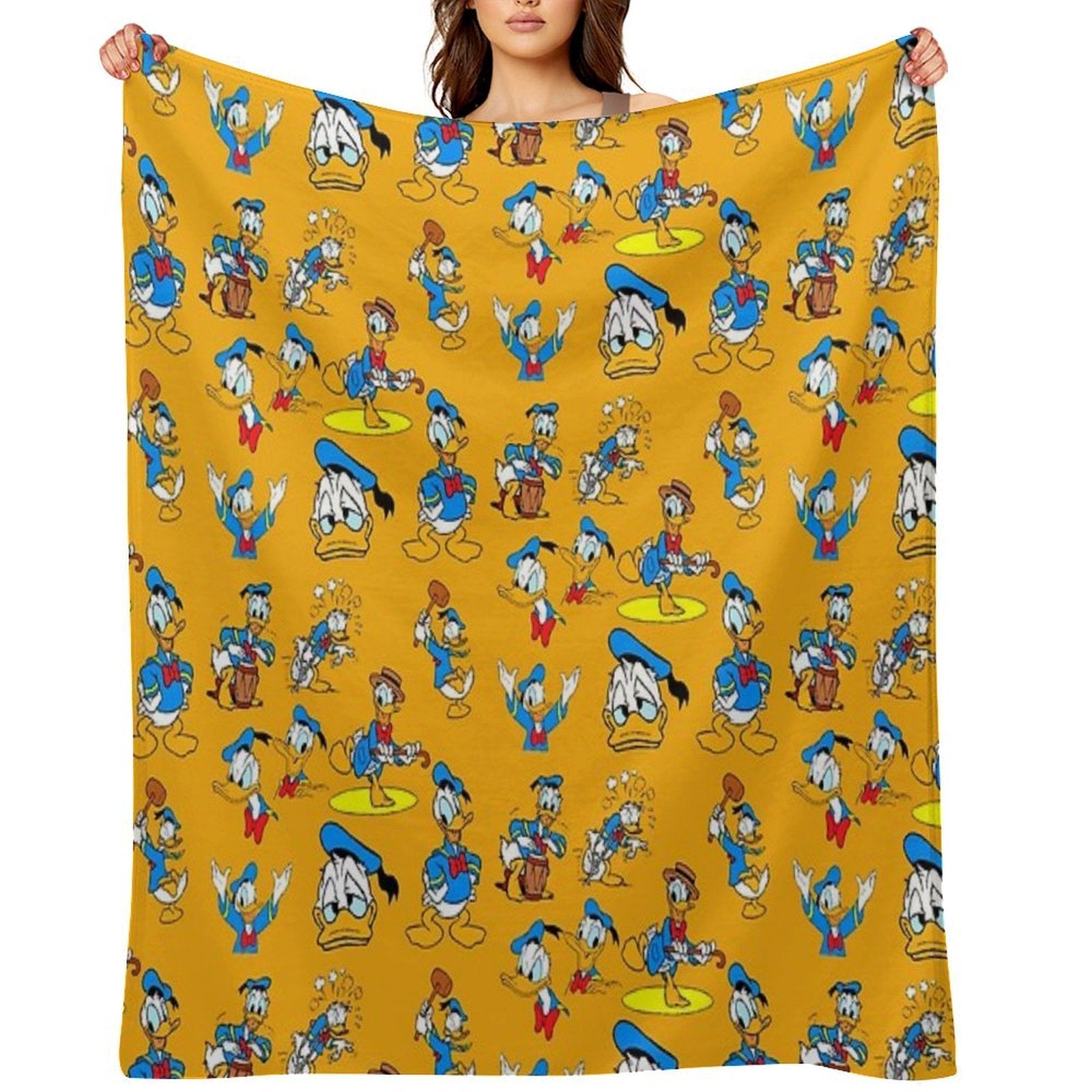 Donald Duck Collage 2 Premium Throw Blanket