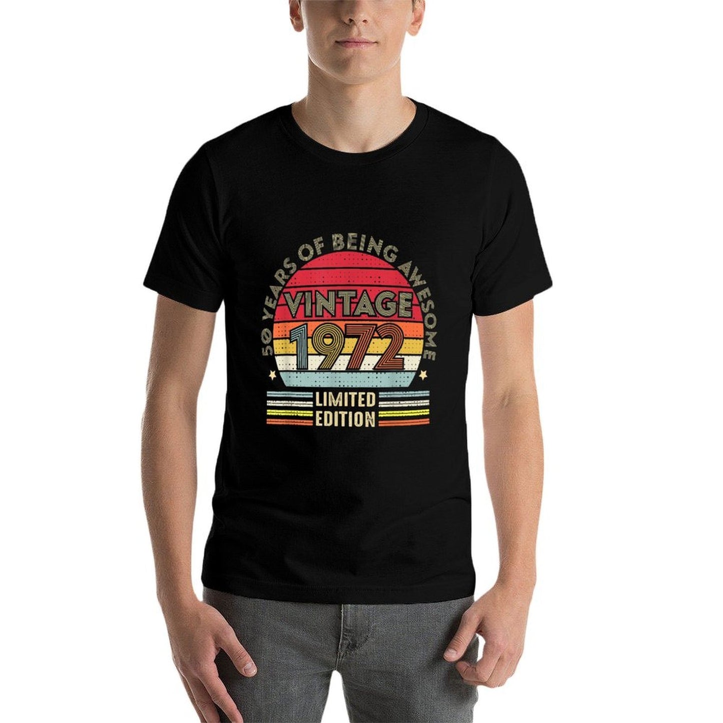 Vintage 1972 Limited Edition 50 Years Old Gift 50th Birthday Eco-friendly Material T-Shirt
