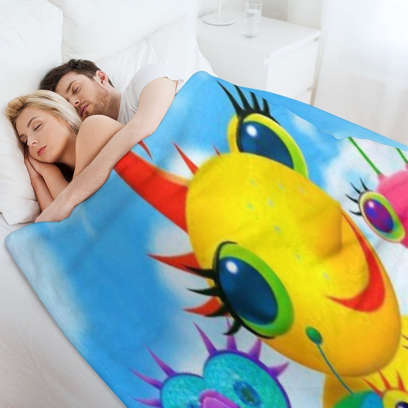 Miss Spiders Sunny Patch Friends Sustainable Throw Blanket