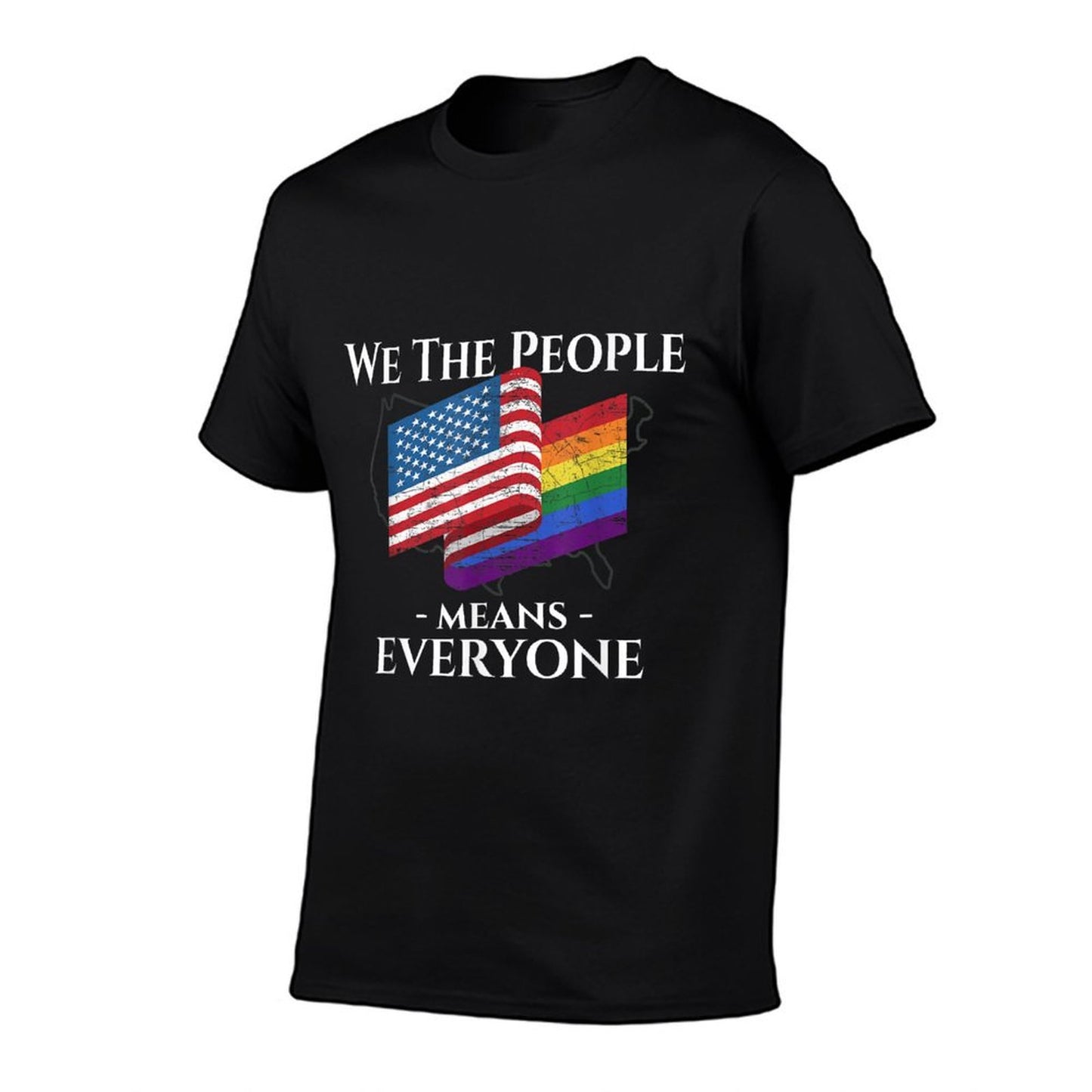 We The People Means Everyone LGBTQ LGBT Gay Pride Support Moisture-wicking T-Shirt