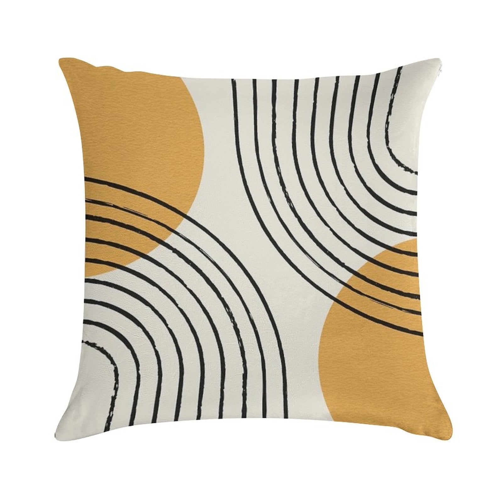 Sun Arch Double - Gold Soft Warmth Comfort Throw Pillow