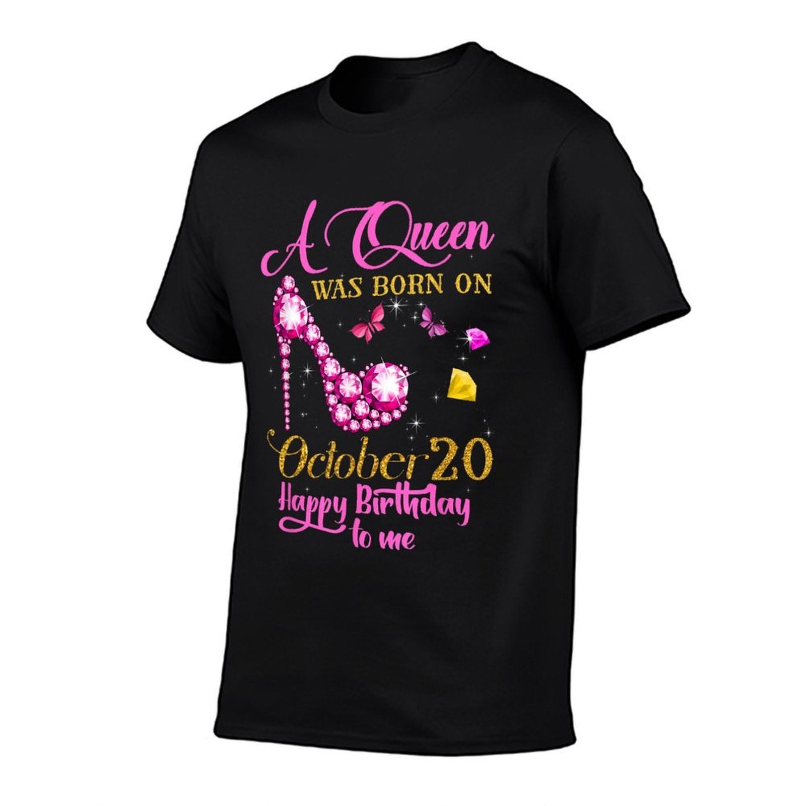 A Queen Was Born on October 20, 20th Birthday  Stretchy T-Shirt